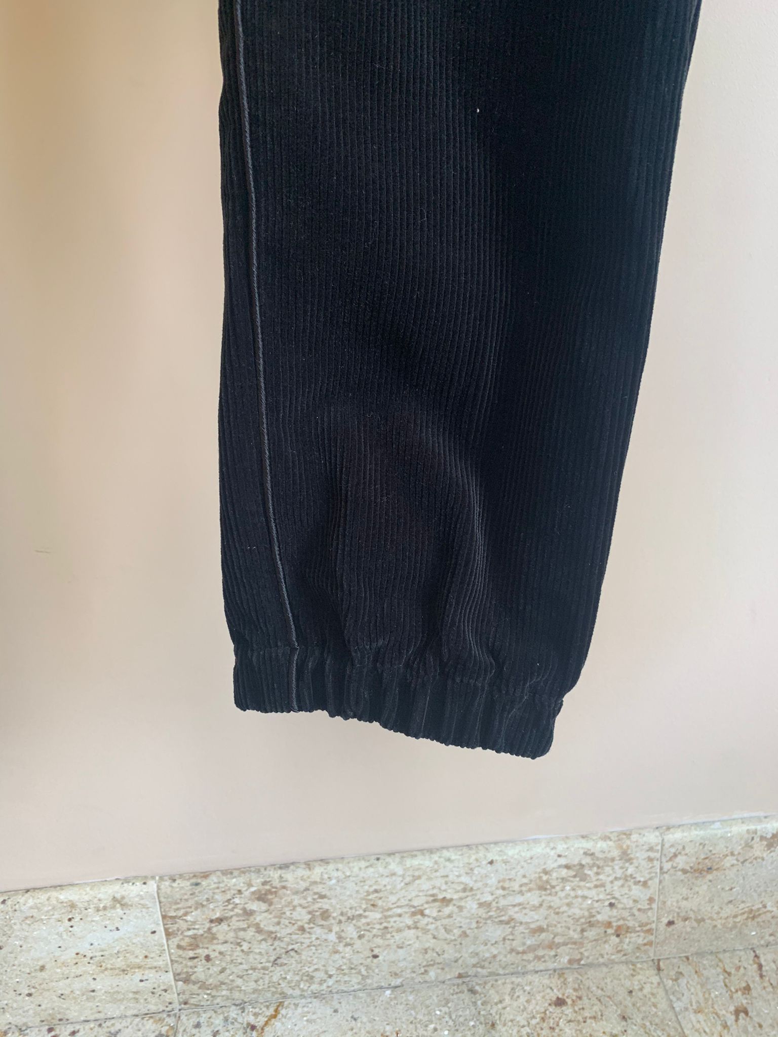 Saint Laurent Paris o1rshd1 Corduroy Drawstring Pants in Black Size US 30 / EU 46 - 14 Thumbnail