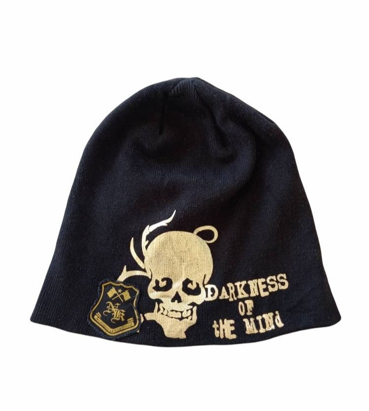 Japanese Brand × Vintage Japanese Brand Skulls Beanie Overprint Size ONE SIZE - 1 Thumbnail