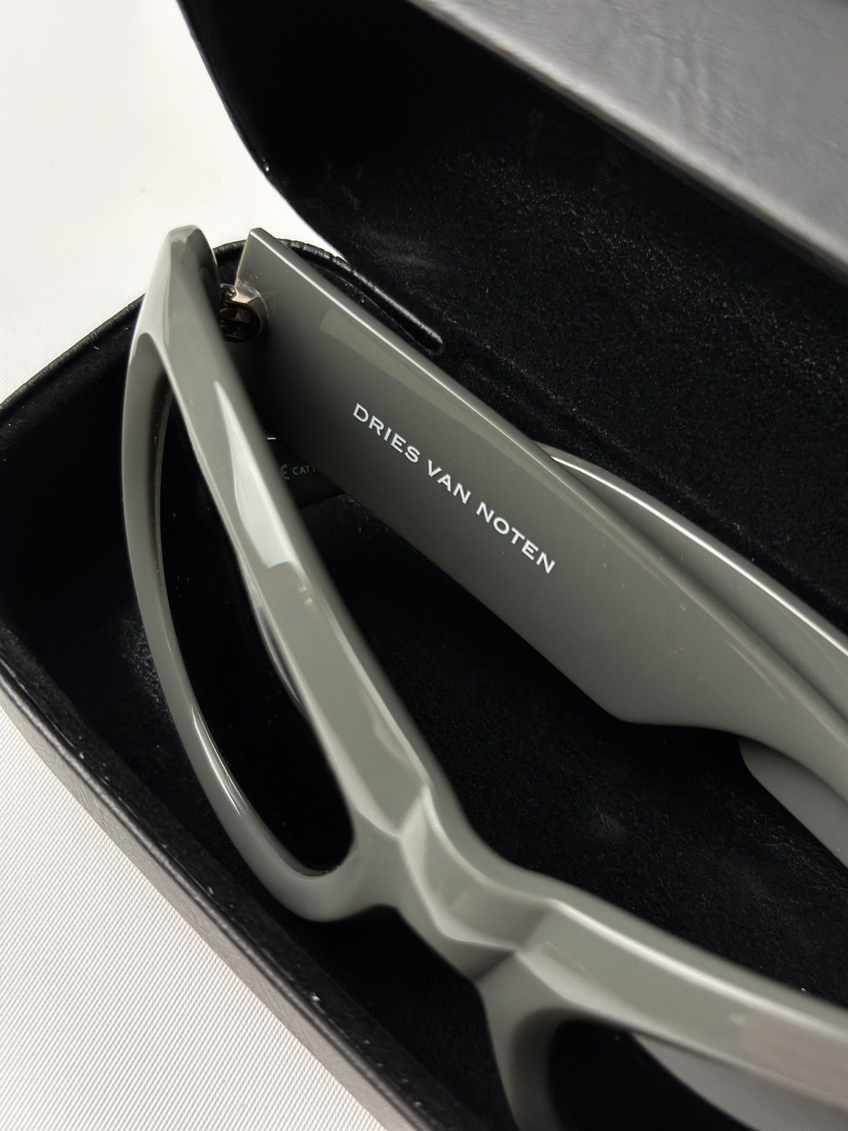 Dries Van Noten × Linda Farrow Wrap Sunglasses Size ONE SIZE - 11 Thumbnail