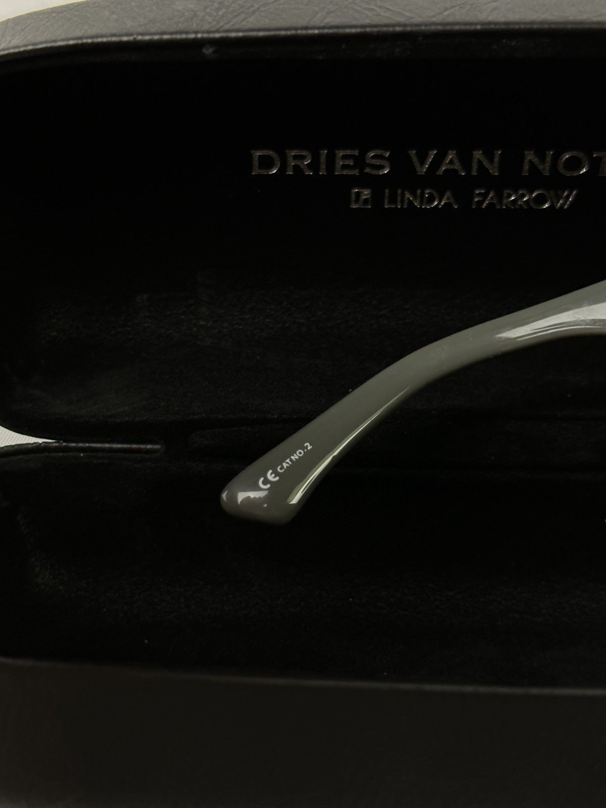 Dries Van Noten × Linda Farrow Wrap Sunglasses Size ONE SIZE - 8 Thumbnail