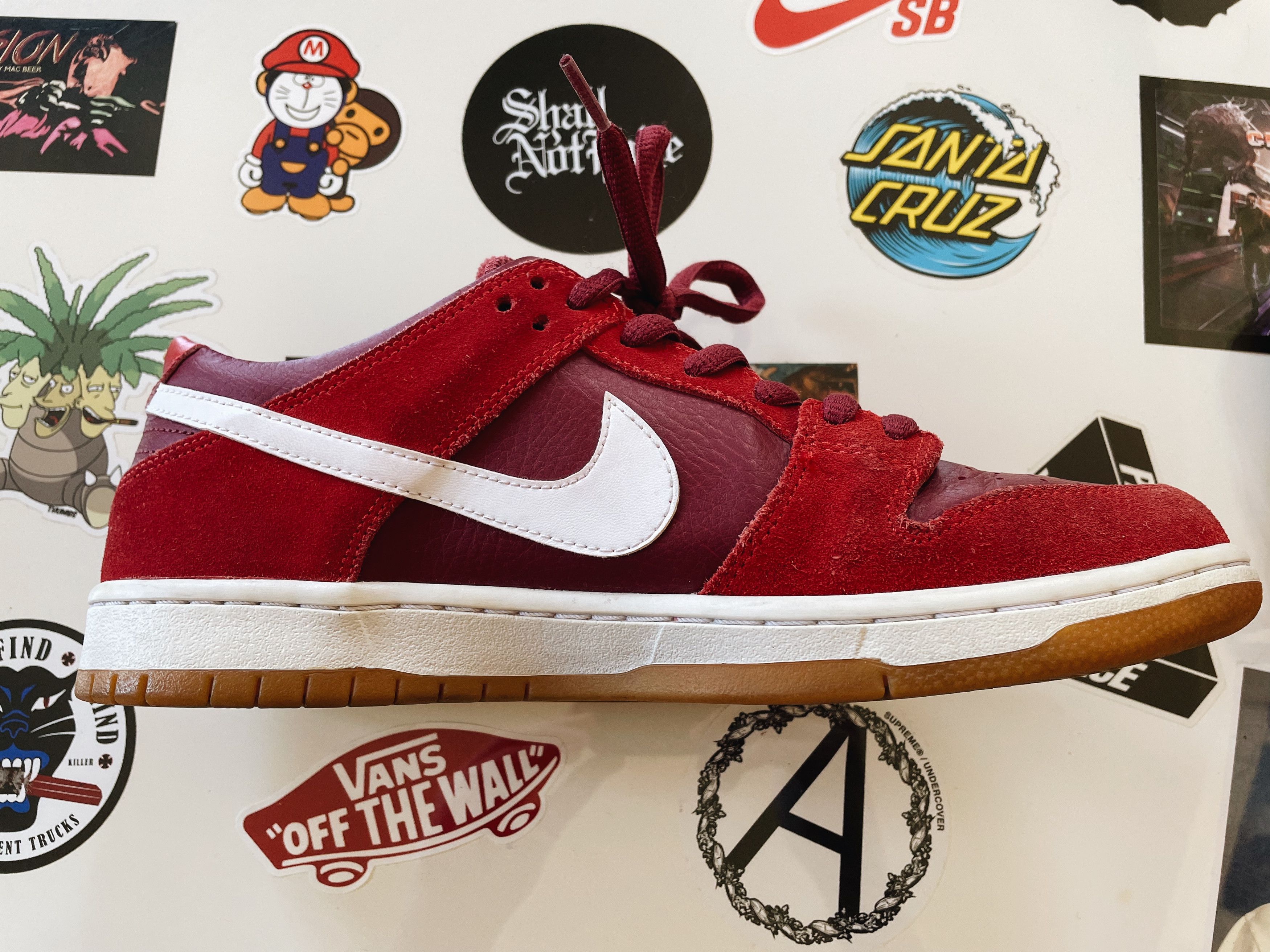 Nike Nike SB Zoom Dunk Low Track Red Size US 9.5 / EU 42-43 - 4 Thumbnail