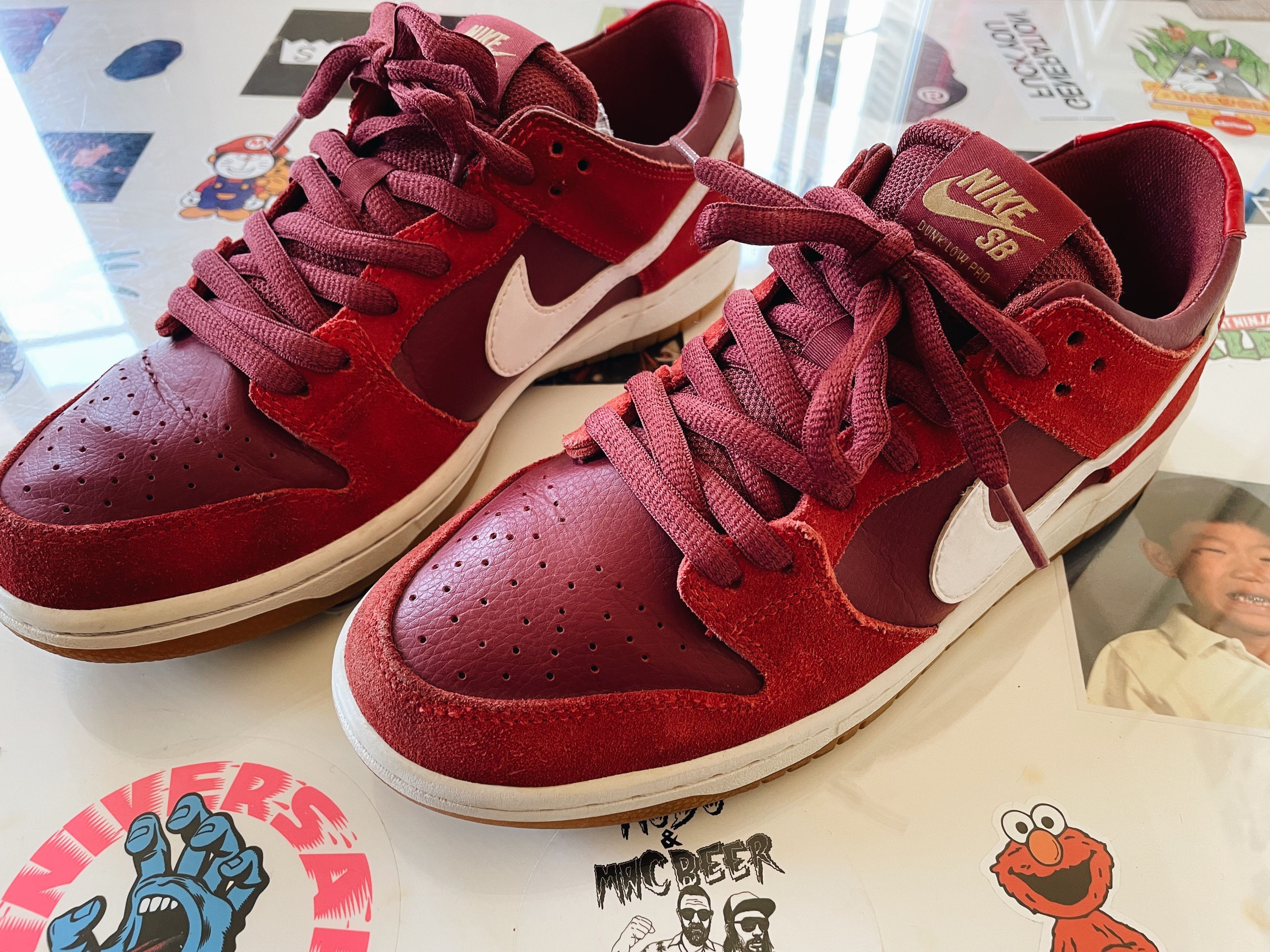 Nike Nike SB Zoom Dunk Low Track Red Size US 9.5 / EU 42-43 - 2 Thumbnail