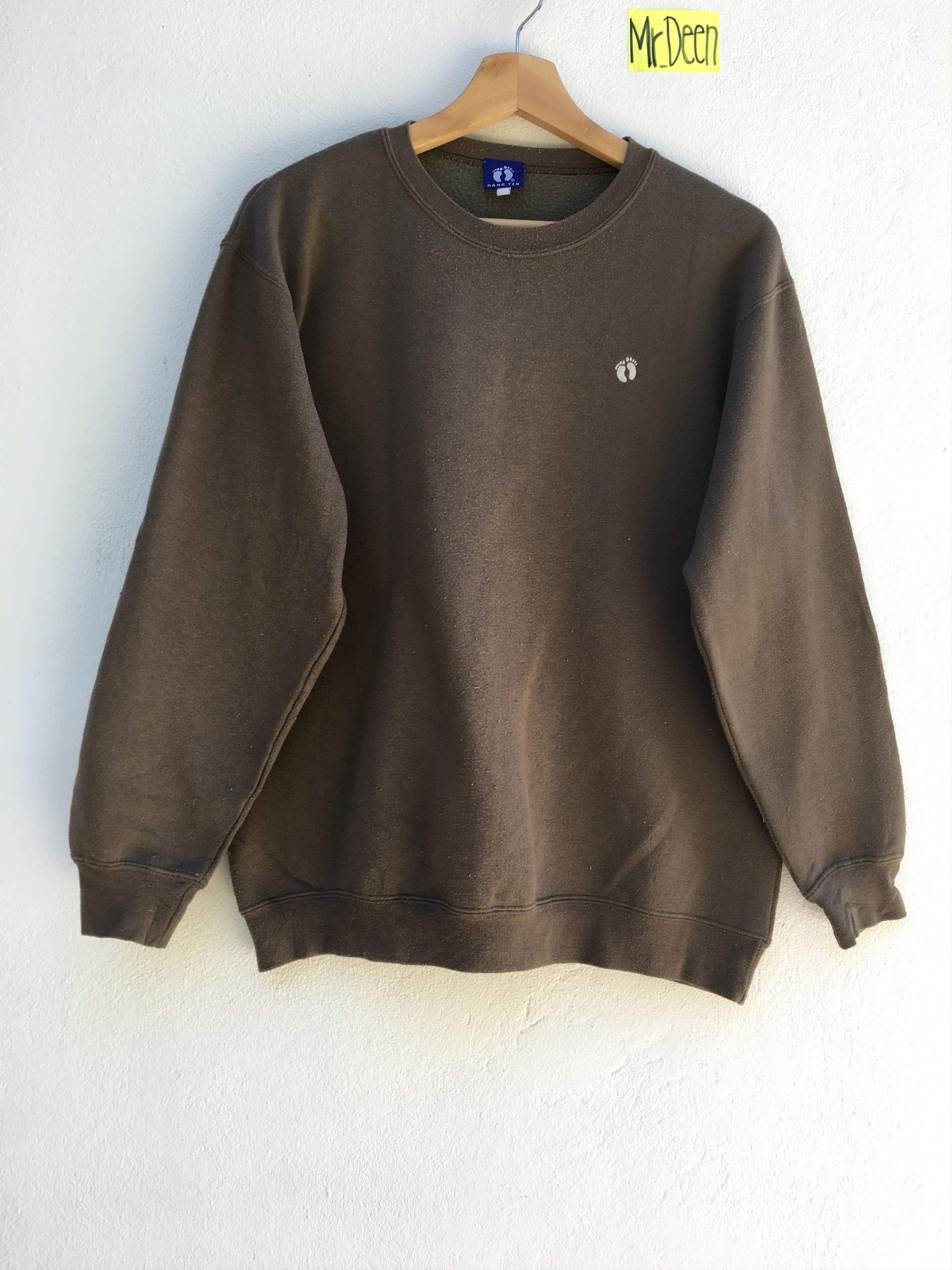 Hang Ten Vintage Hang Ten Sweatshirt Brown Colour Size US M / EU 48-50 / 2 - 4 Thumbnail