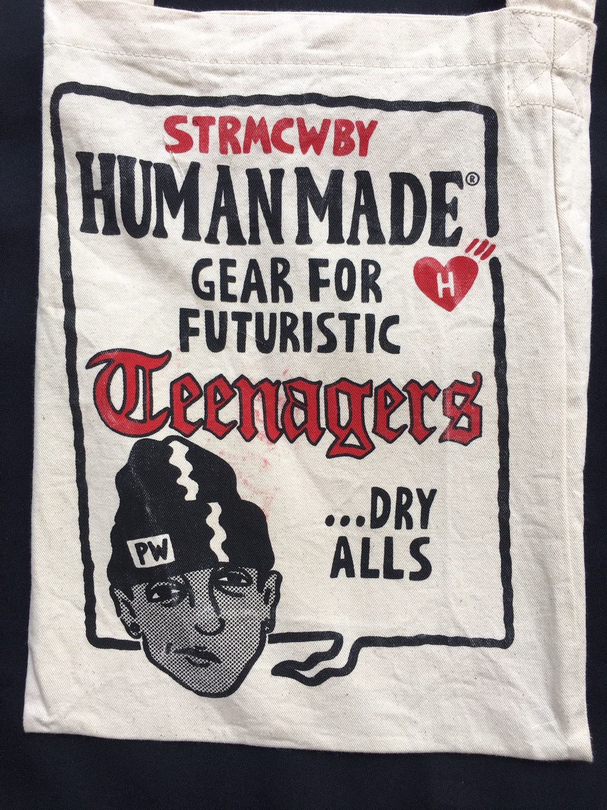 Human Made Rare Human Made x Nigo x Pharrell Williams Tote Bag Size ONE SIZE - 4 Thumbnail