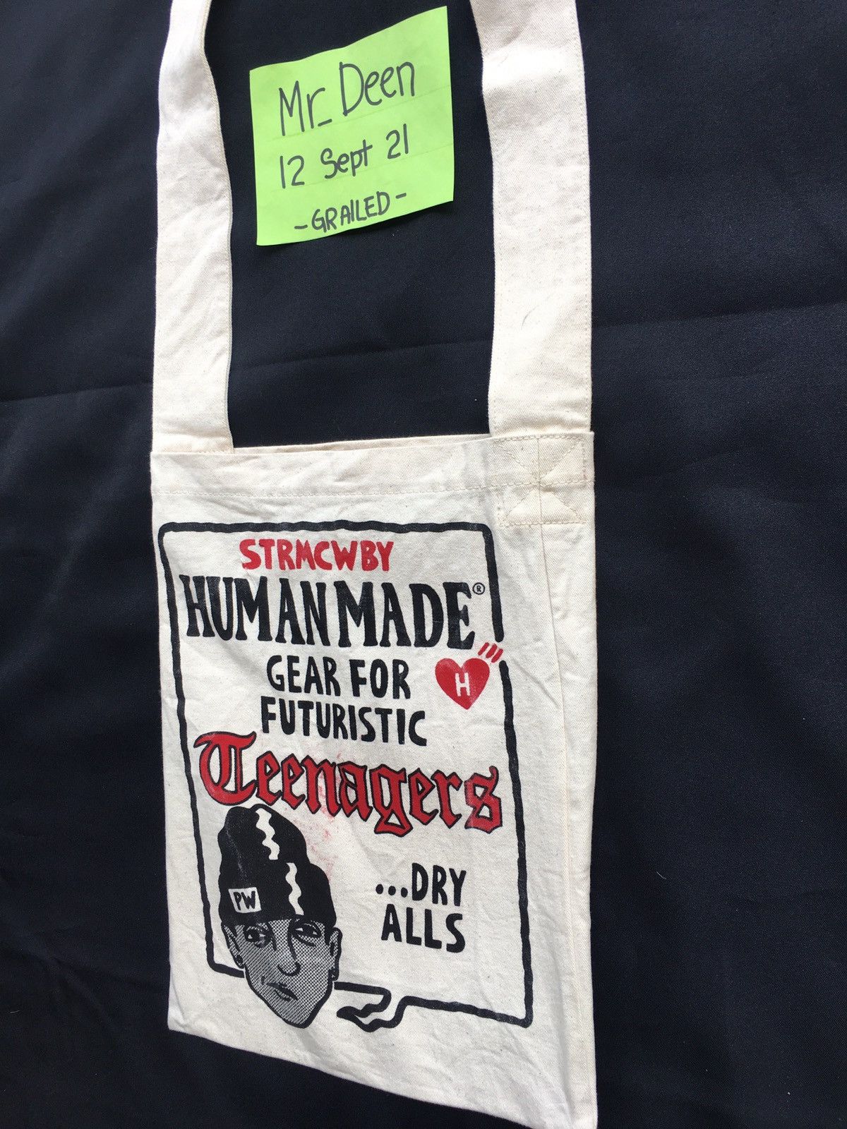Human Made Rare Human Made x Nigo x Pharrell Williams Tote Bag Size ONE SIZE - 3 Thumbnail
