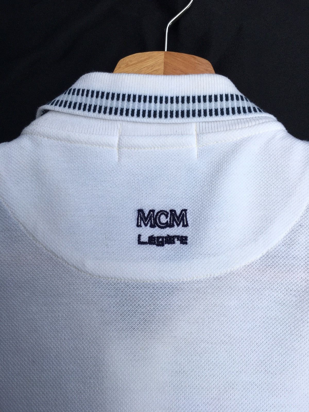 MCM Vintage MCM Legere White Polo Shirt Size US M / EU 48-50 / 2 - 13 Thumbnail