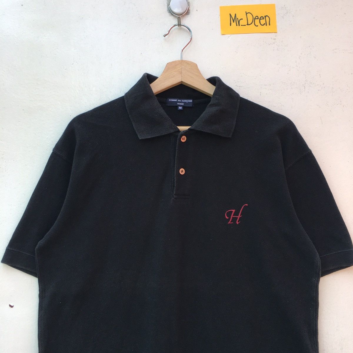 Comme des Garcons Rare Vintage CDG Comme Des Garcons Homme Polo Shirt Size US M / EU 48-50 / 2 - 5 Thumbnail