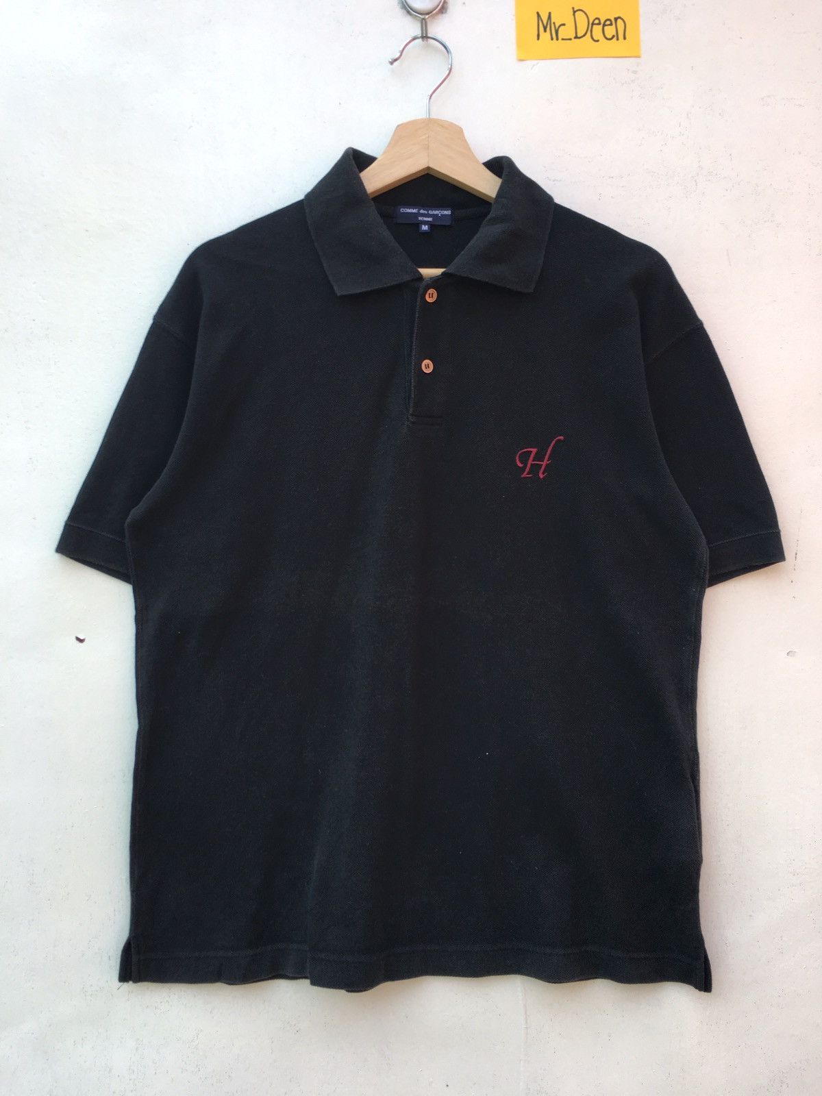 Comme des Garcons Rare Vintage CDG Comme Des Garcons Homme Polo Shirt Size US M / EU 48-50 / 2 - 2 Thumbnail