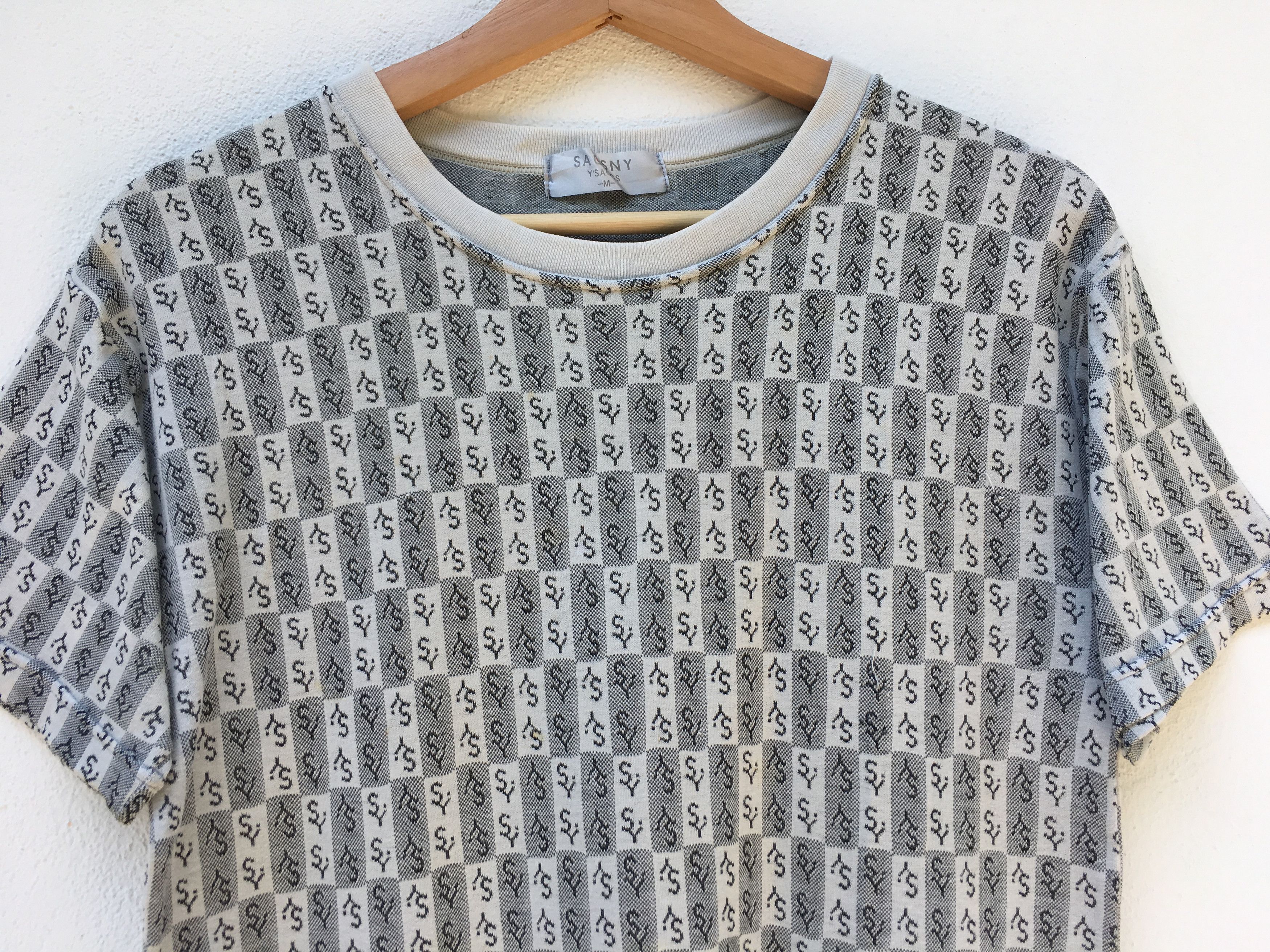 Yohji Yamamoto Y'saccs By Yohji Yamamoto Fullprint Spellout T-shirt Size US S / EU 44-46 / 1 - 8 Thumbnail