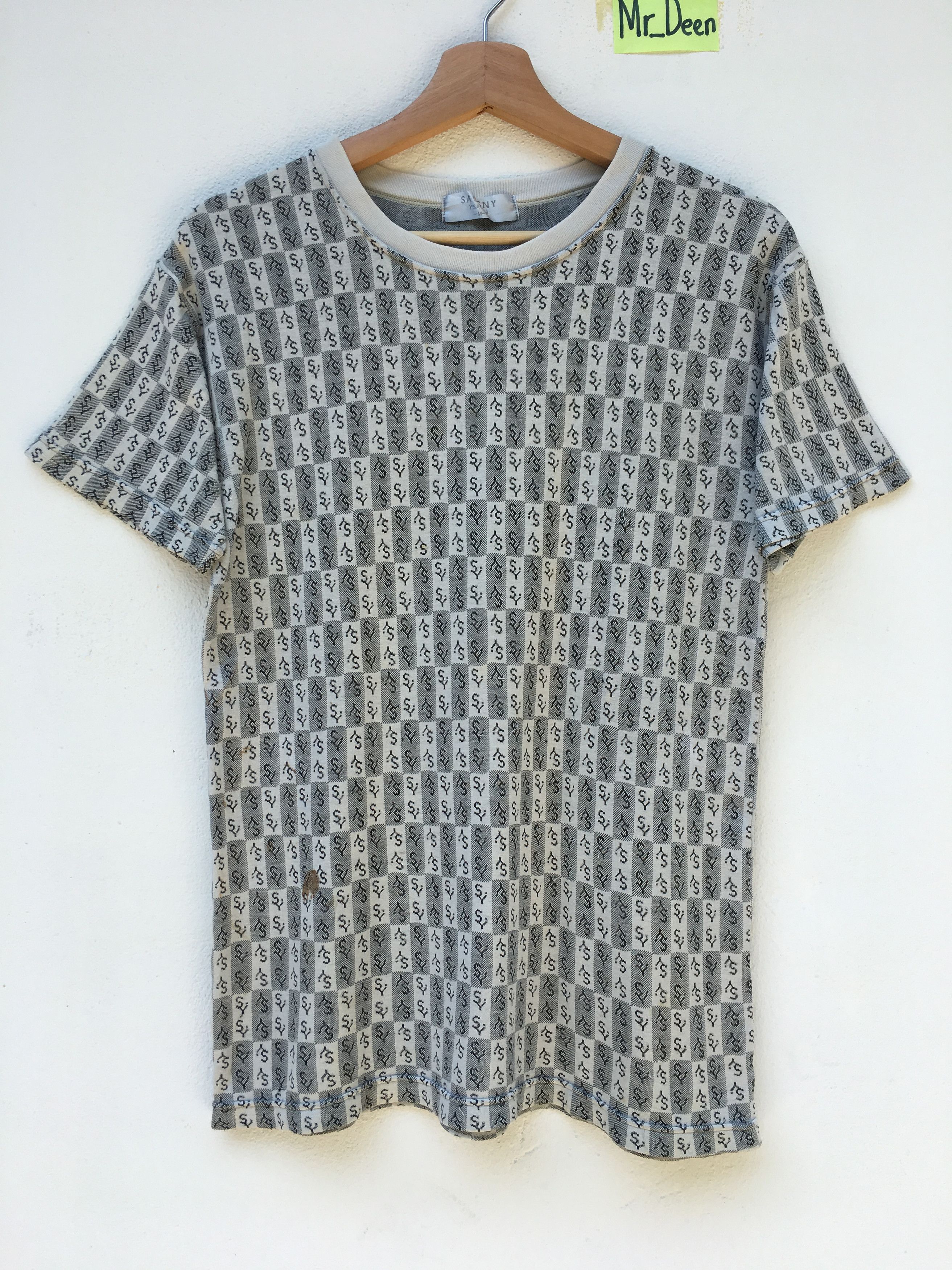 Yohji Yamamoto Y'saccs By Yohji Yamamoto Fullprint Spellout T-shirt Size US S / EU 44-46 / 1 - 1 Thumbnail