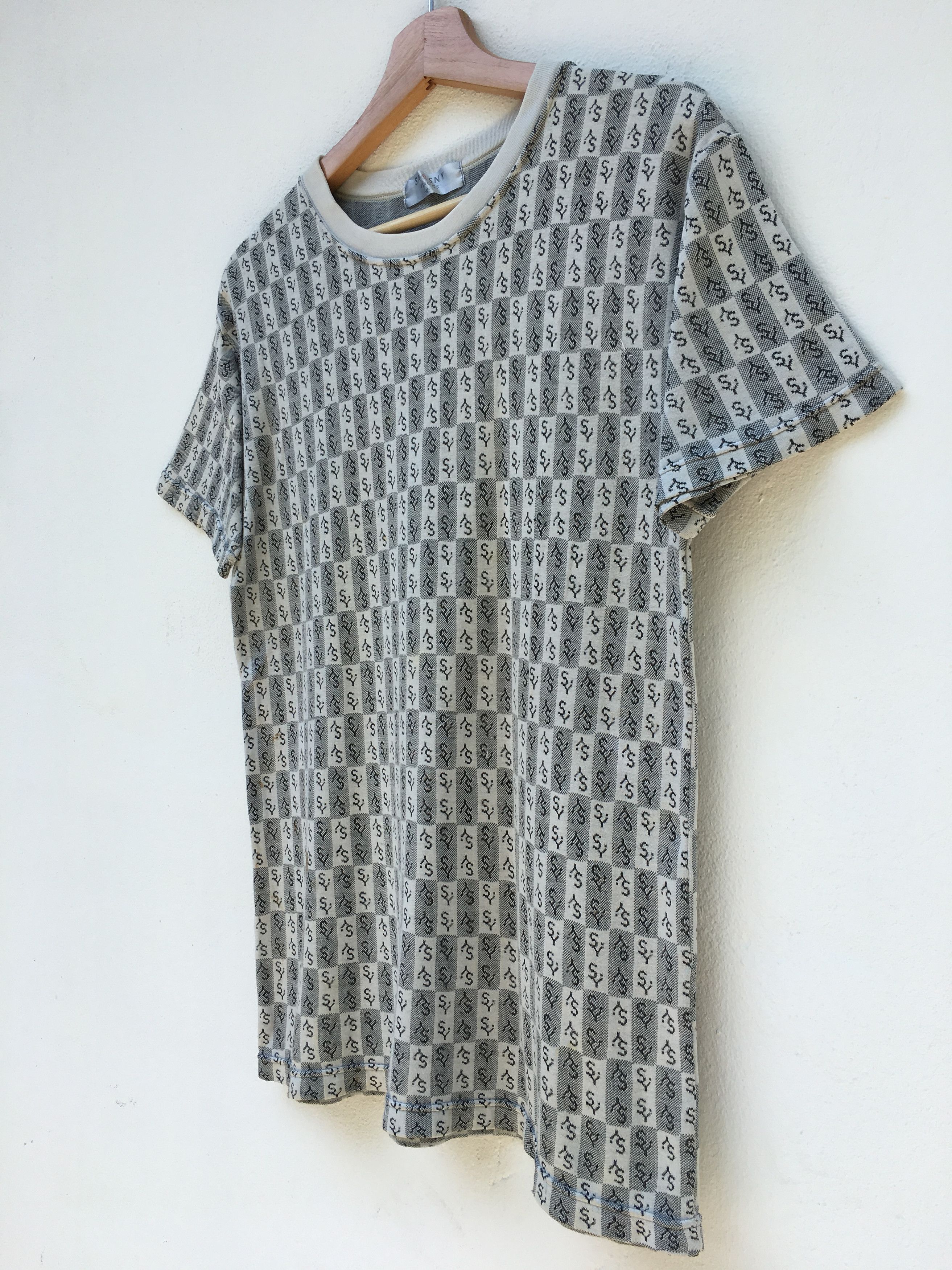 Yohji Yamamoto Y'saccs By Yohji Yamamoto Fullprint Spellout T-shirt Size US S / EU 44-46 / 1 - 3 Thumbnail