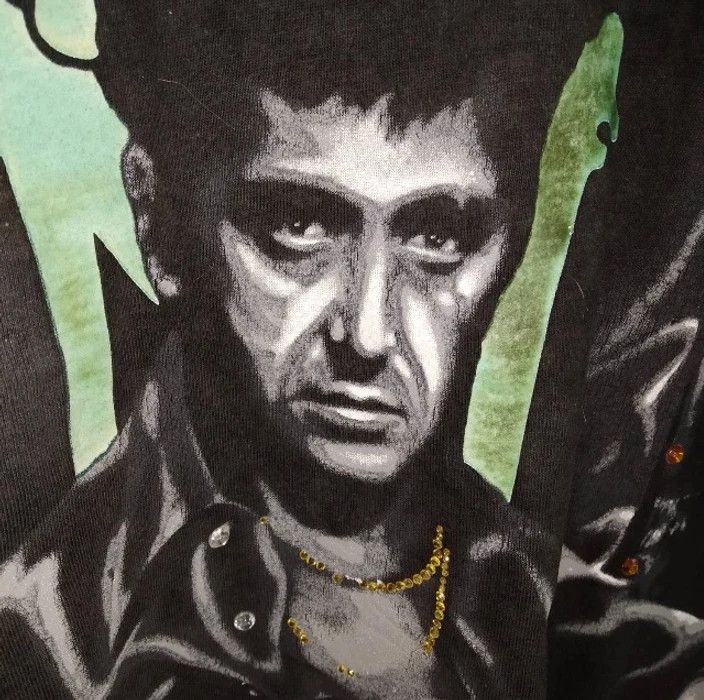 Vintage Vintage Scarface American Crime Drama Al Pacino Movie Size US XL / EU 56 / 4 - 2 Thumbnail