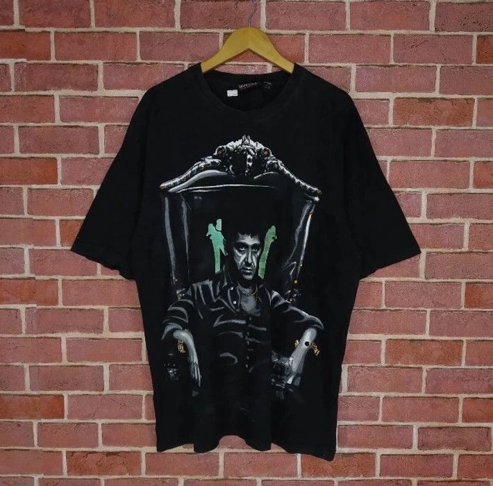 Vintage Vintage Scarface American Crime Drama Al Pacino Movie Size US XL / EU 56 / 4 - 1 Thumbnail