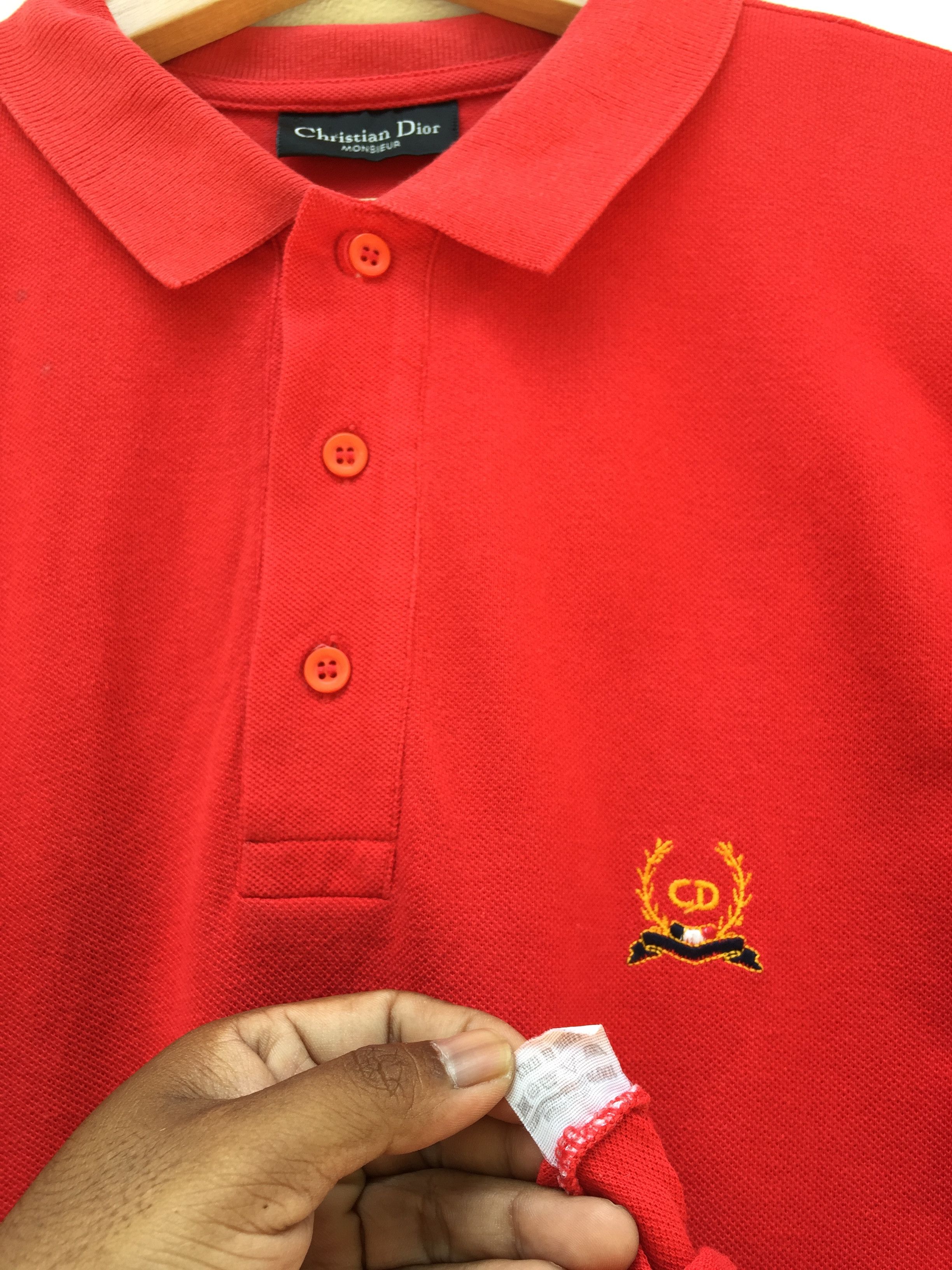 Christian Dior Monsieur CHRISTIAN DIOR polo shirt made in italy 90s casual Size US M / EU 48-50 / 2 - 6 Thumbnail