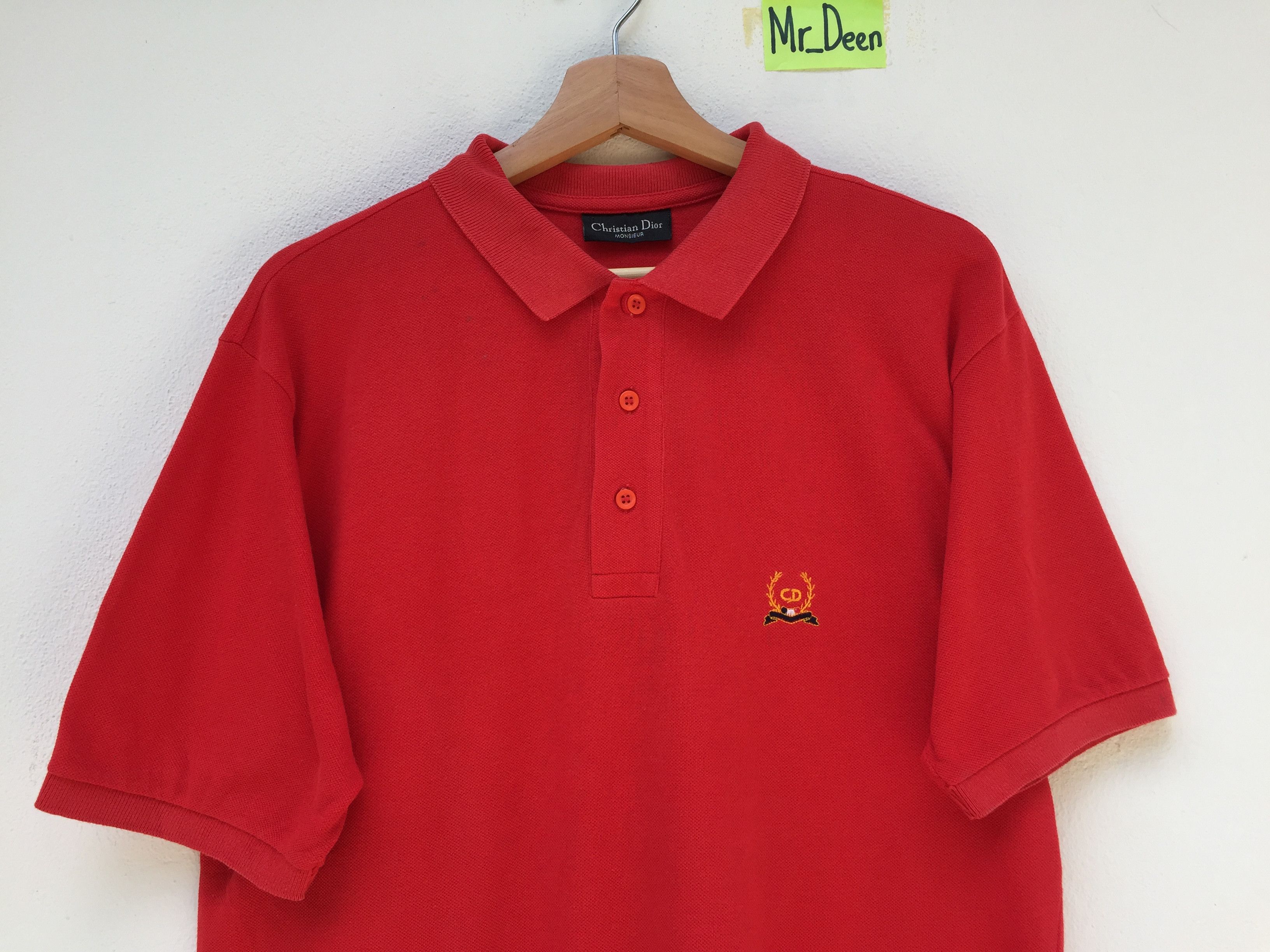 Christian Dior Monsieur CHRISTIAN DIOR polo shirt made in italy 90s casual Size US M / EU 48-50 / 2 - 1 Thumbnail