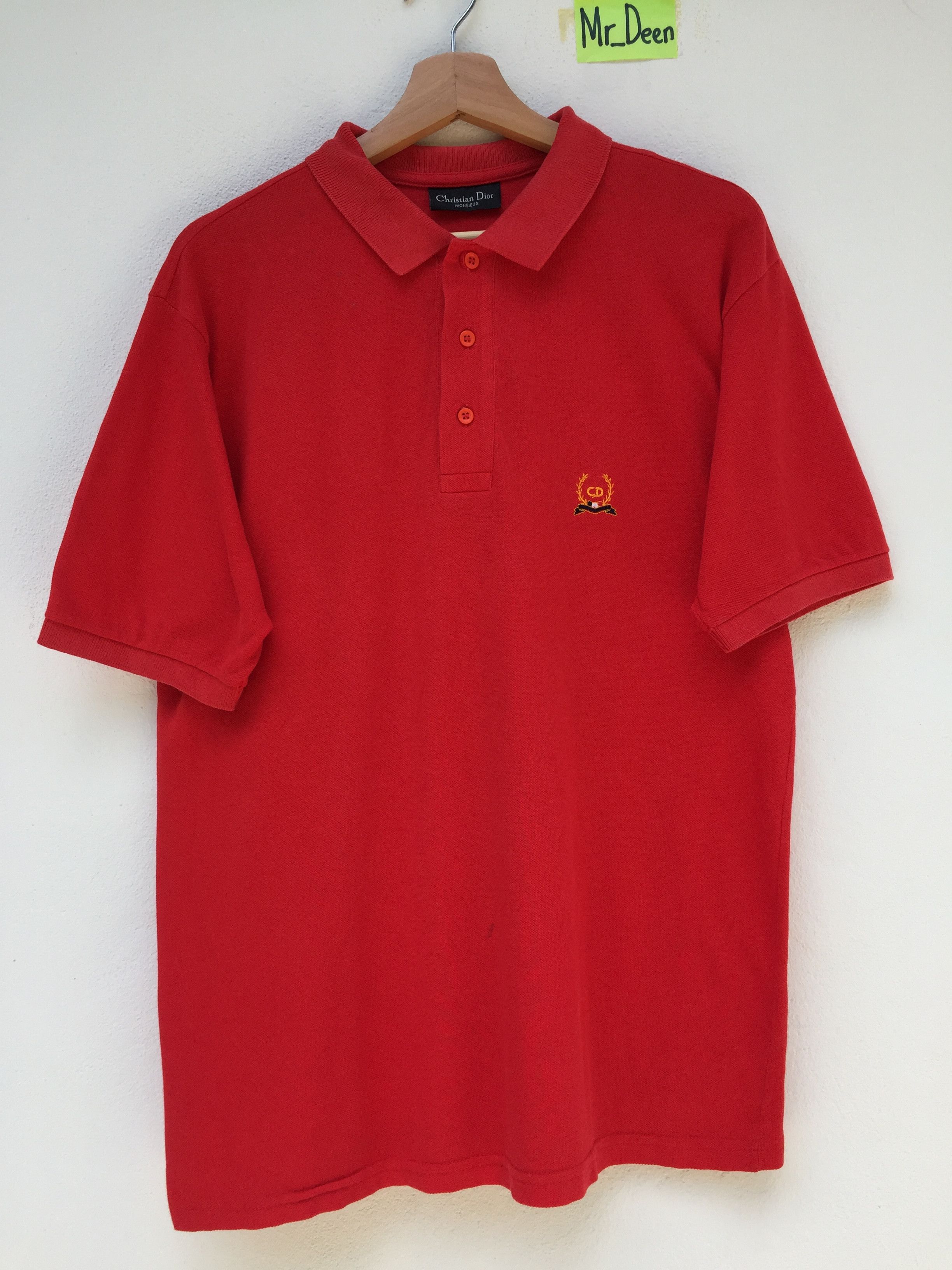 Christian Dior Monsieur CHRISTIAN DIOR polo shirt made in italy 90s casual Size US M / EU 48-50 / 2 - 3 Thumbnail
