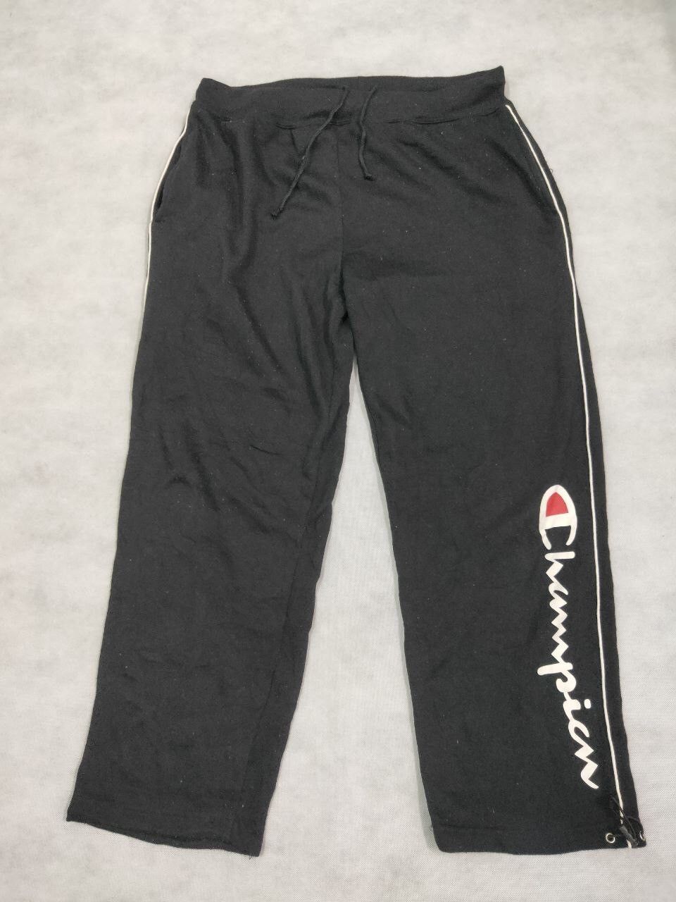 Champion × Vintage VINTAGE CHAMPION sweatpants spell out streetwear Size US 34 / EU 50 - 1 Thumbnail