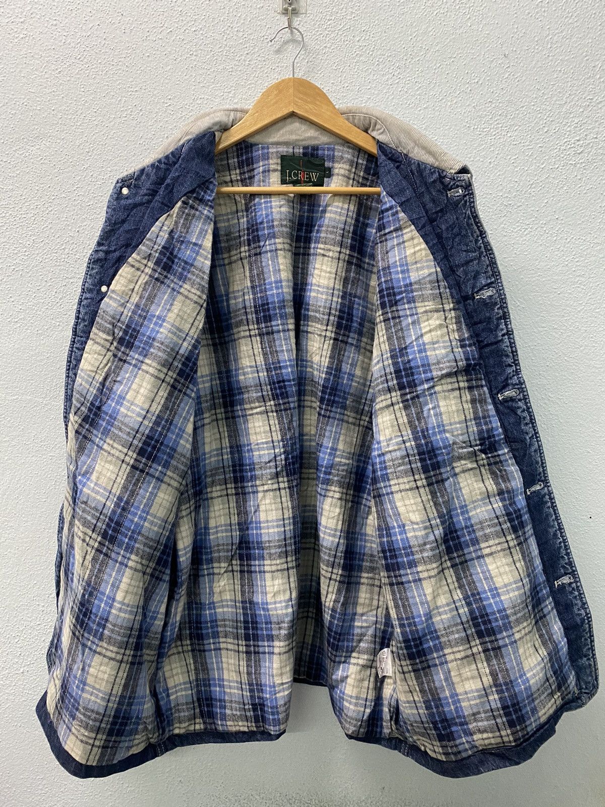 J.Crew × Vintage Vintage J.Crew Denim Jacket Worker Size US L / EU 52-54 / 3 - 8 Thumbnail