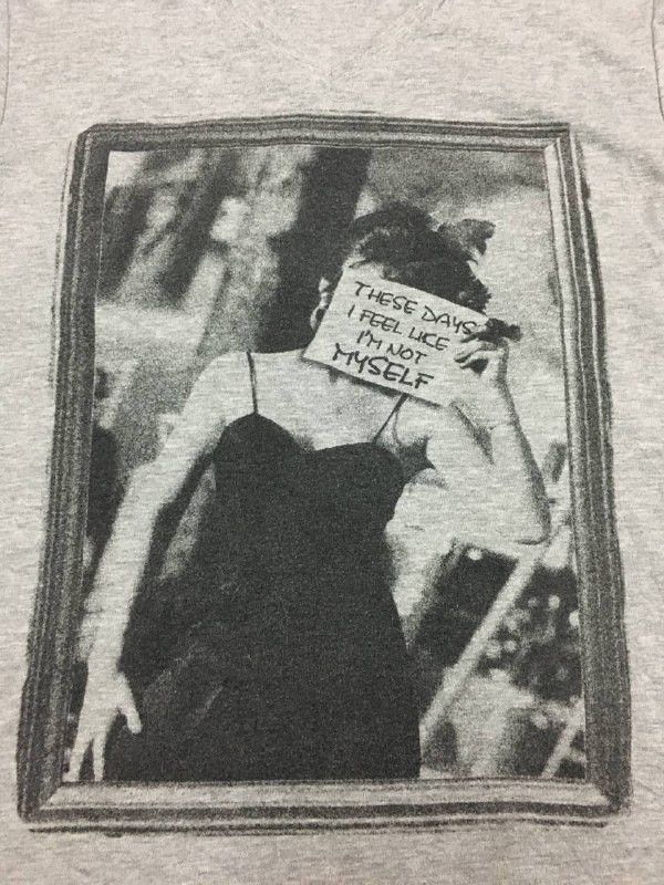 Japanese Brand × Other × Vintage These Days I Feel Like I'm Not Myself Tee Size US M / EU 48-50 / 2 - 2 Thumbnail