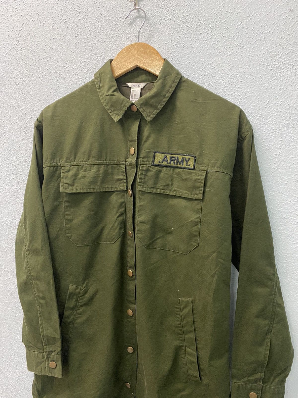 Forever 21 × Japanese Brand Army Jacket Snap Button Forever 21 Size US S / EU 44-46 / 1 - 2 Thumbnail
