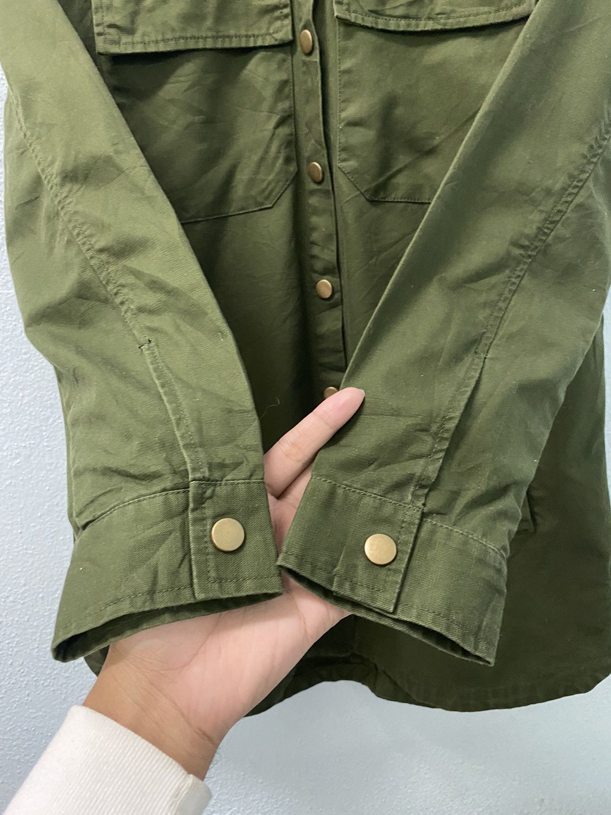 Forever 21 × Japanese Brand Army Jacket Snap Button Forever 21 Size US S / EU 44-46 / 1 - 3 Thumbnail
