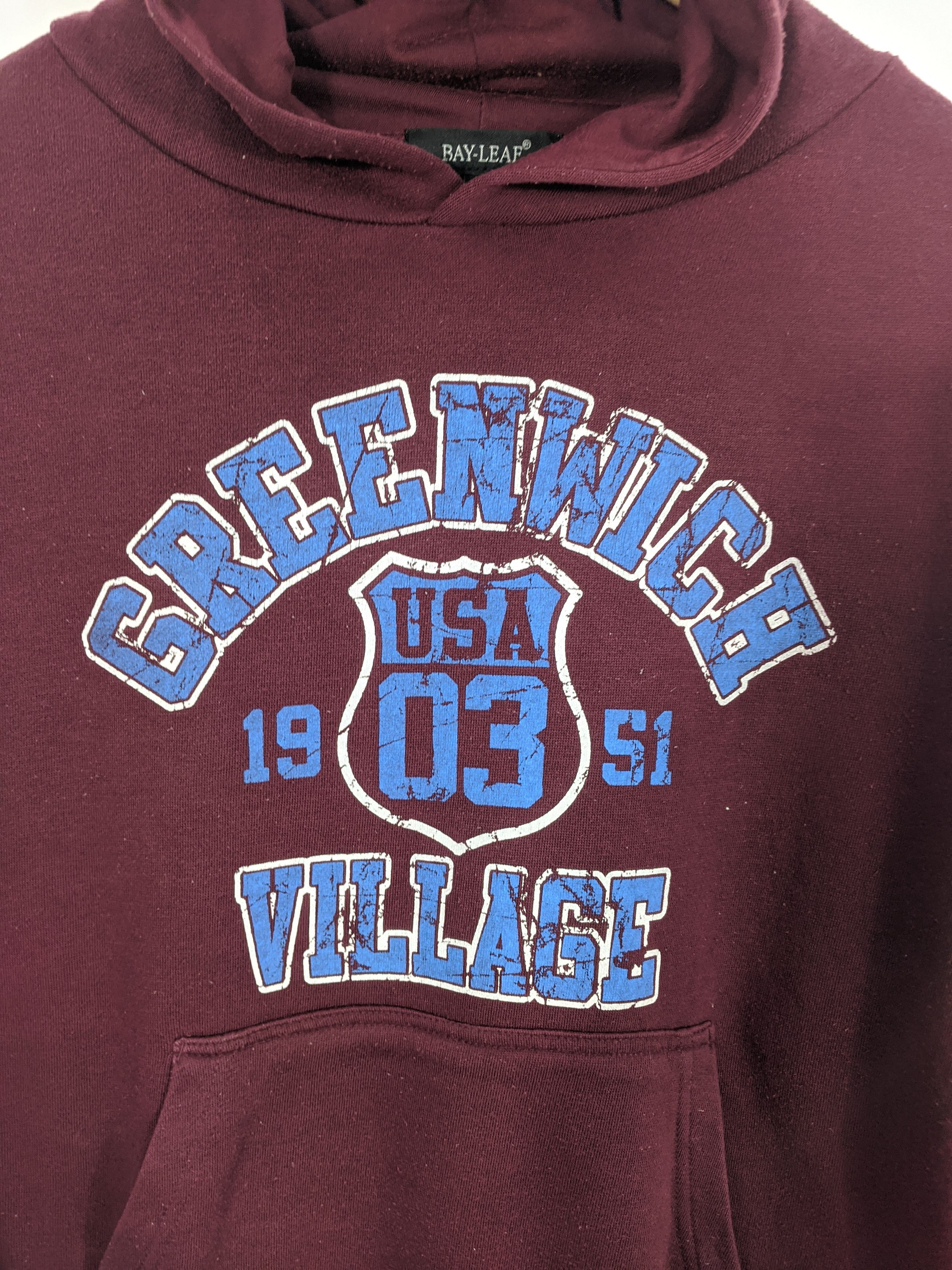 Vintage Vintage 90s Greenwich Hoodie Jacket Size US M / EU 48-50 / 2 - 2 Thumbnail
