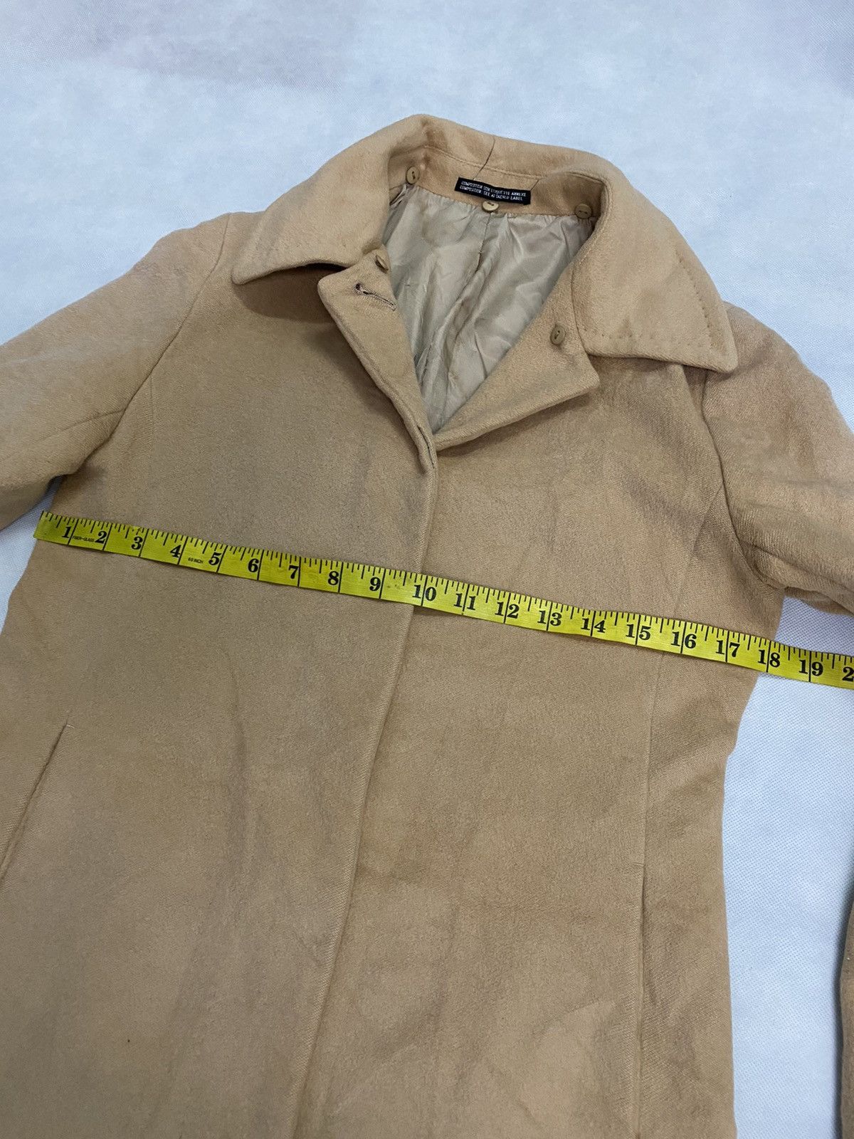 Y's × Yohji Yamamoto Yohji Yamamoto Ined Wool Jacket Coat Size US XS / EU 42 / 0 - 15 Thumbnail
