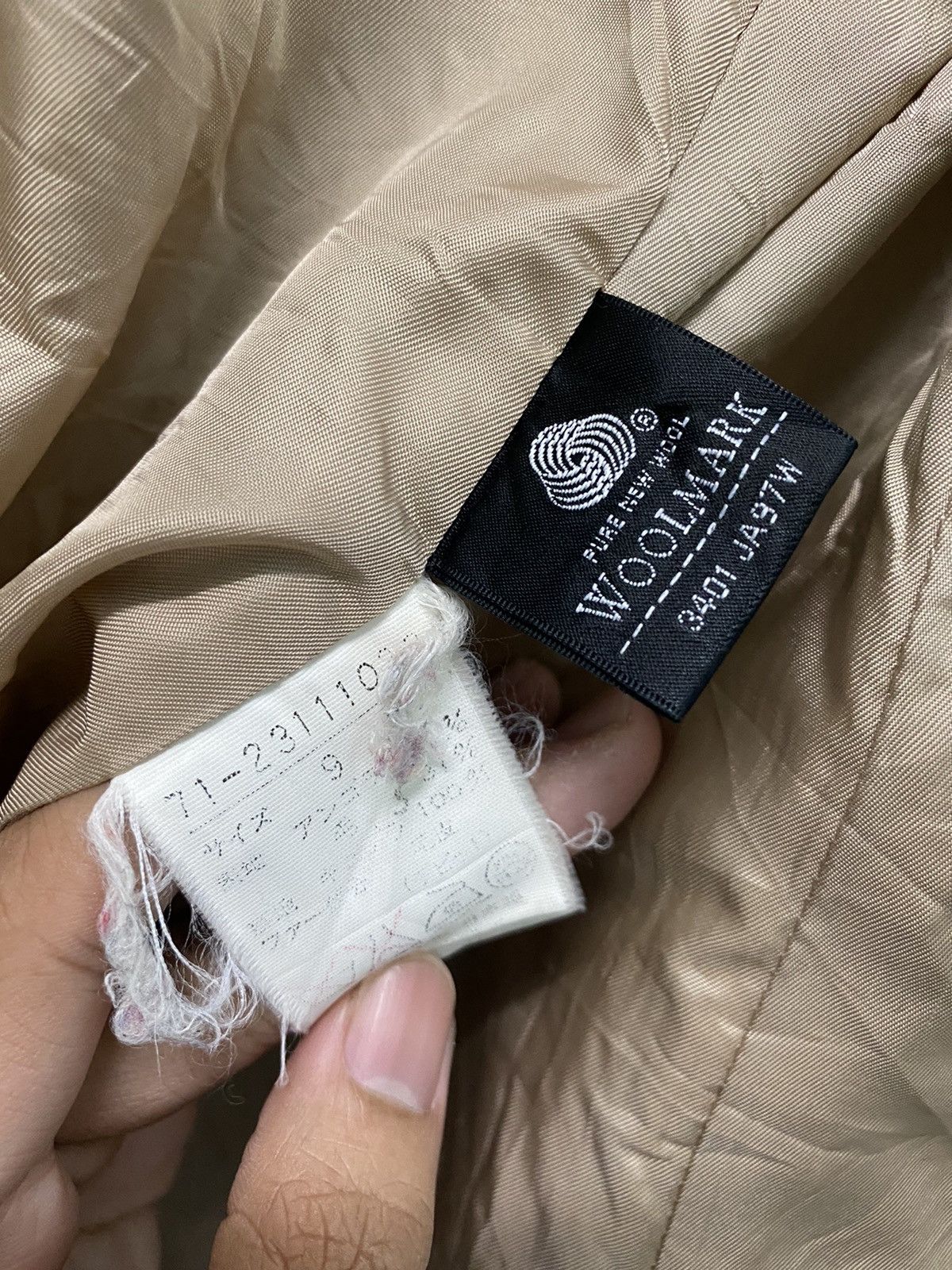 Y's × Yohji Yamamoto Yohji Yamamoto Ined Wool Jacket Coat Size US XS / EU 42 / 0 - 8 Thumbnail