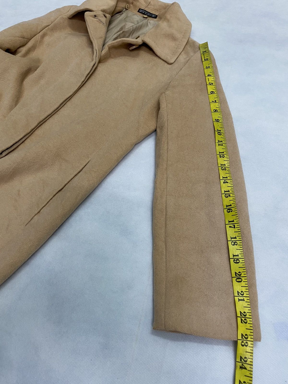 Y's × Yohji Yamamoto Yohji Yamamoto Ined Wool Jacket Coat Size US XS / EU 42 / 0 - 17 Thumbnail