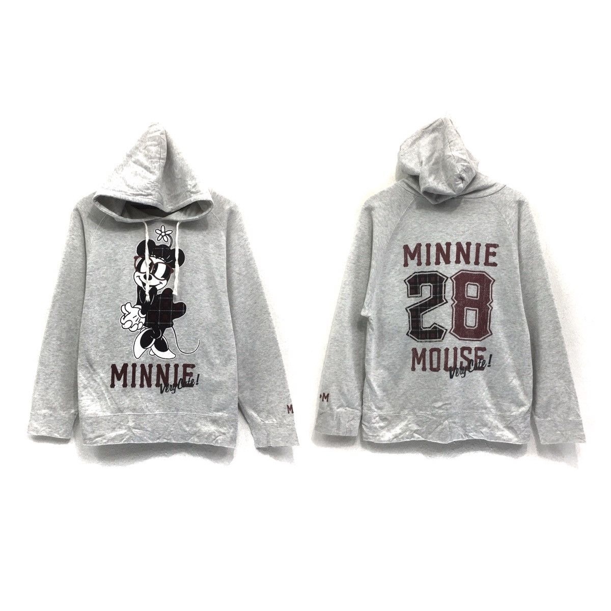 Cartoon Network × Disney × Mickey Mouse Minine Mouse Sweatshirt Hoodie Biglogo Minnie Size US M / EU 48-50 / 2 - 1 Thumbnail