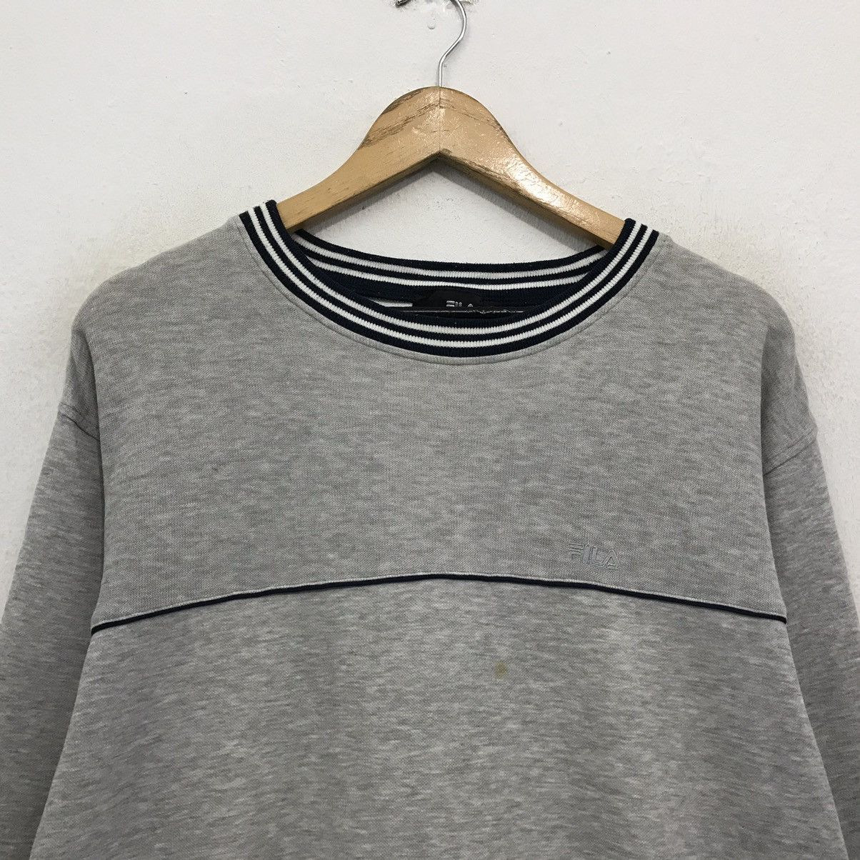 Fila × Vintage Vintage FILA Sweatshirt Crew Neck Embroidery Spellout Size US M / EU 48-50 / 2 - 3 Thumbnail
