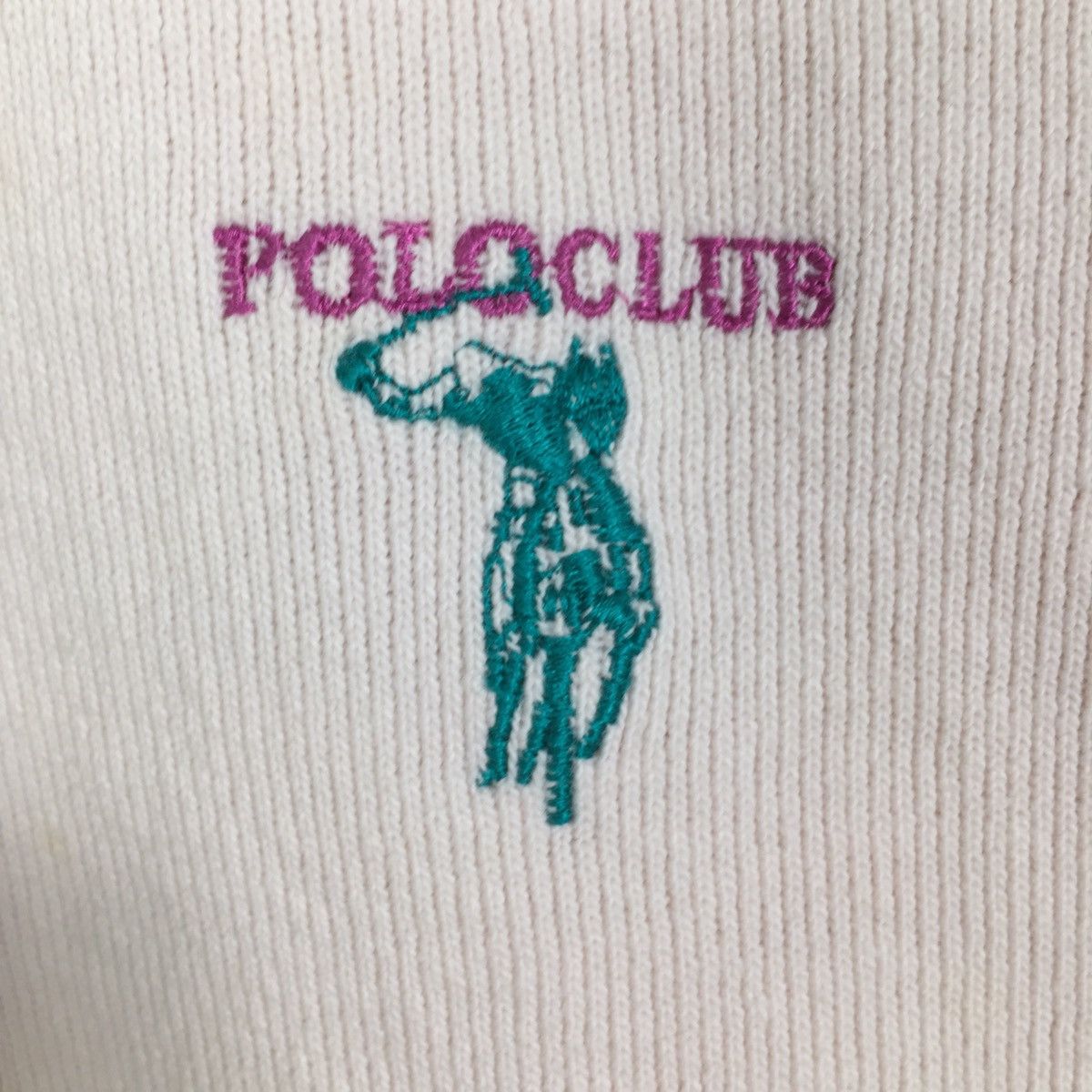 Polo Ralph Lauren × Vintage Vintage Polo Club Sweatshirt Polos Half Button Size US M / EU 48-50 / 2 - 3 Thumbnail