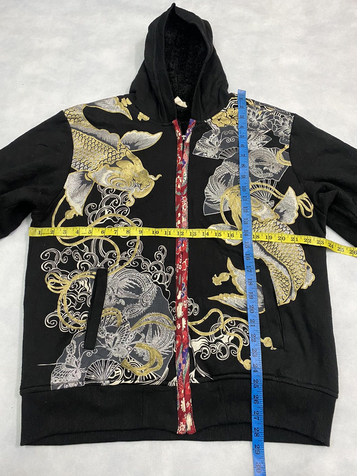 Rare Design🔥 Fish koi Japanese Brand Hoodie Sukajan