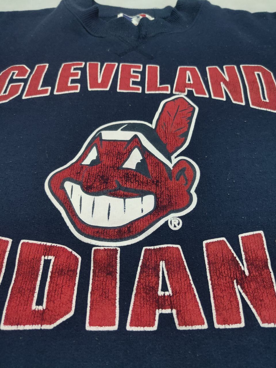 MLB × Vintage VINTAGE MLB CLEVELAND INDIANS SWEATSHIRT Size US M / EU 48-50 / 2 - 3 Thumbnail