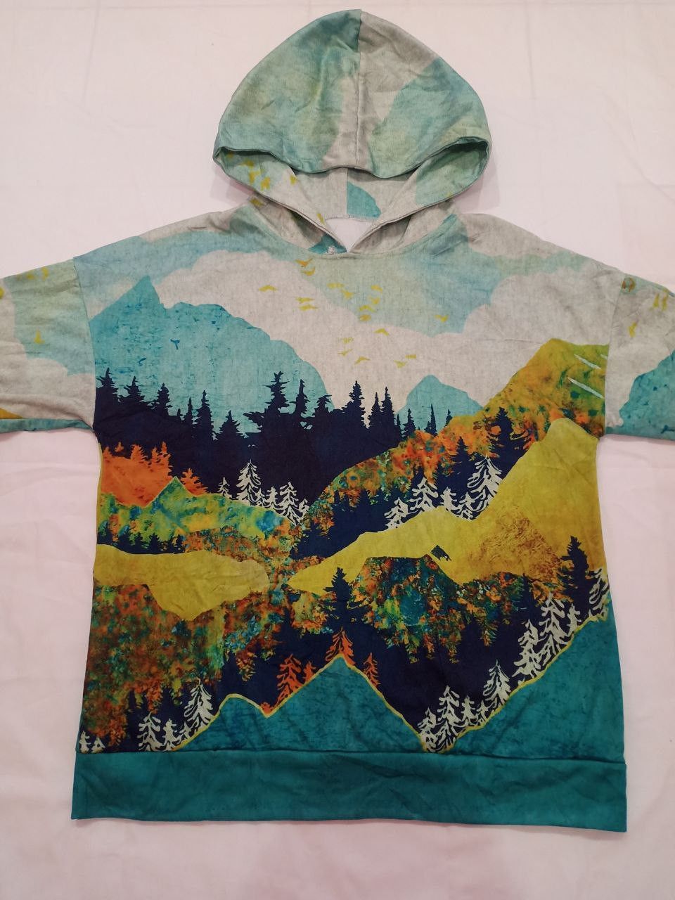 Vintage Vintage Hoodie Printed Full Print Size US M / EU 48-50 / 2 - 3 Thumbnail