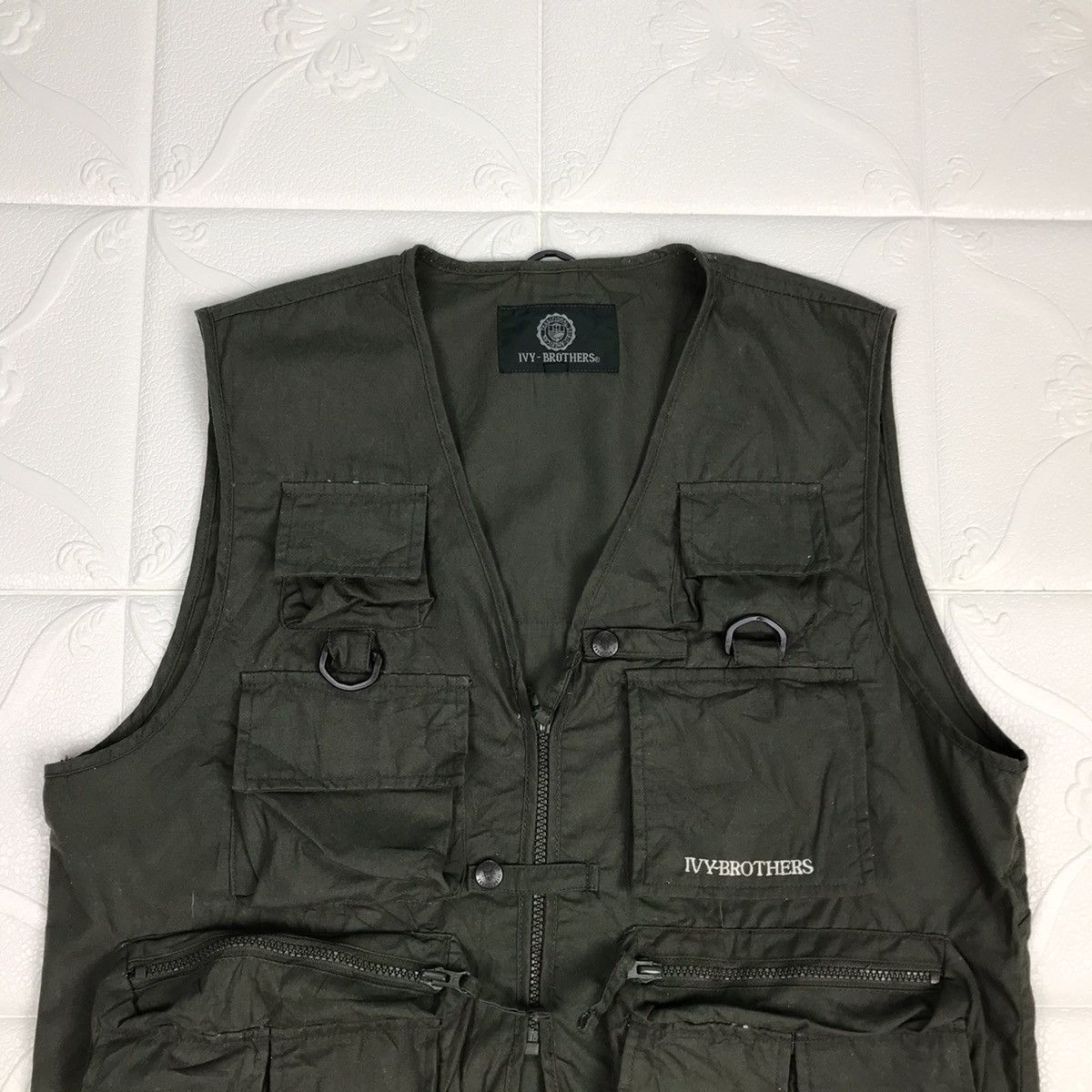 Japanese Brand × Vintage Vintage Ivy-Brothers Tactical Fishing Cargo Vest Jacket Size US M / EU 48-50 / 2 - 2 Thumbnail