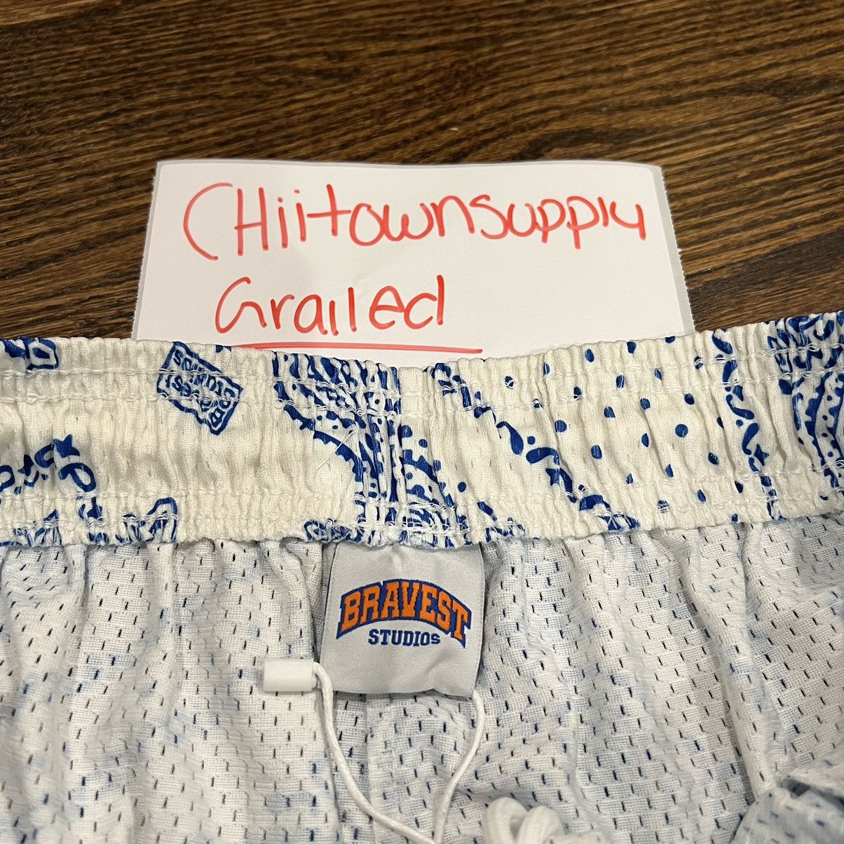 Bravest Studios Bravest Studio Cream/Blue Paisley Size XL Size US 36 / EU 52 - 3 Thumbnail