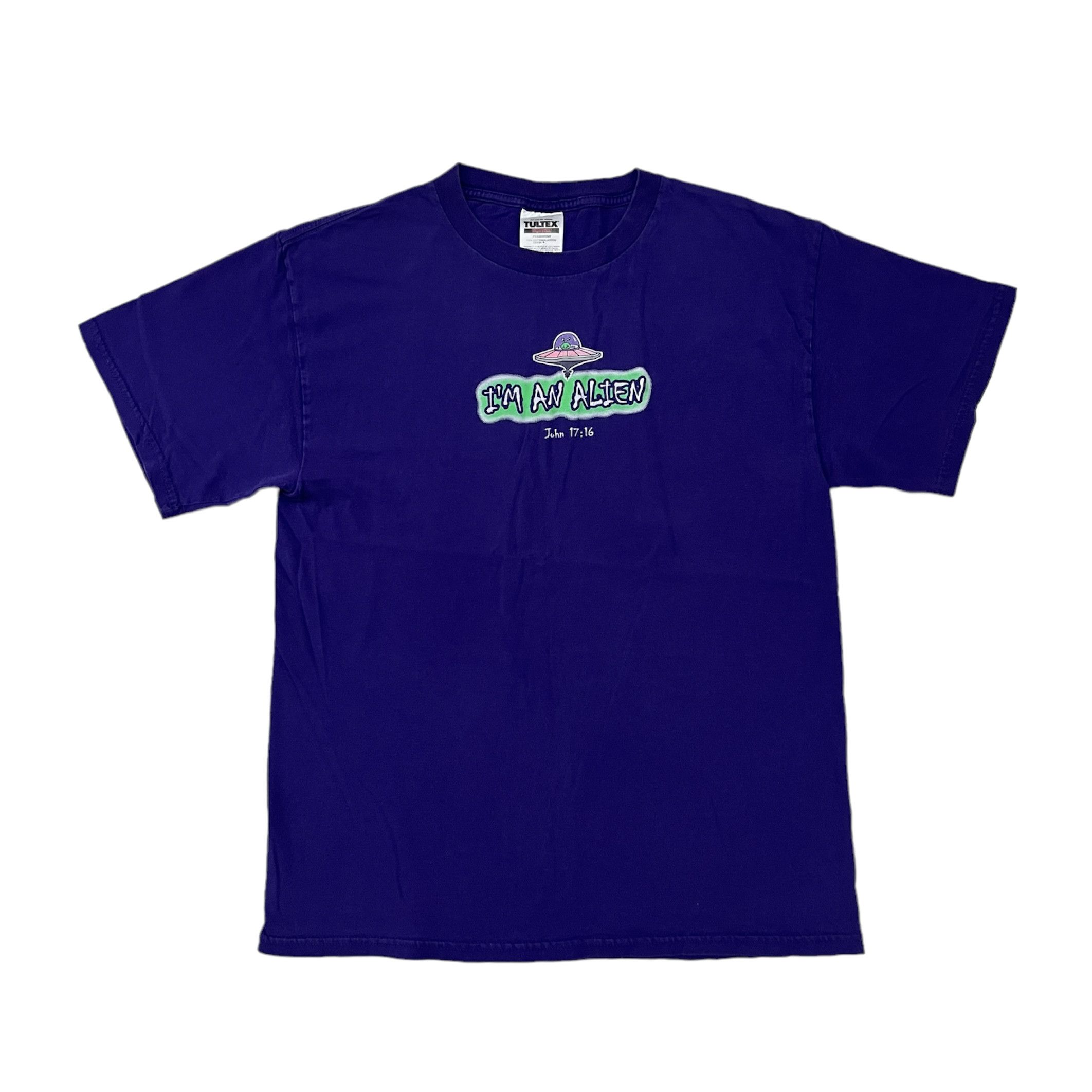 Vintage Vintage 90s Alien “I am alien” Tee Size US L / EU 52-54 / 3 - 2 Thumbnail