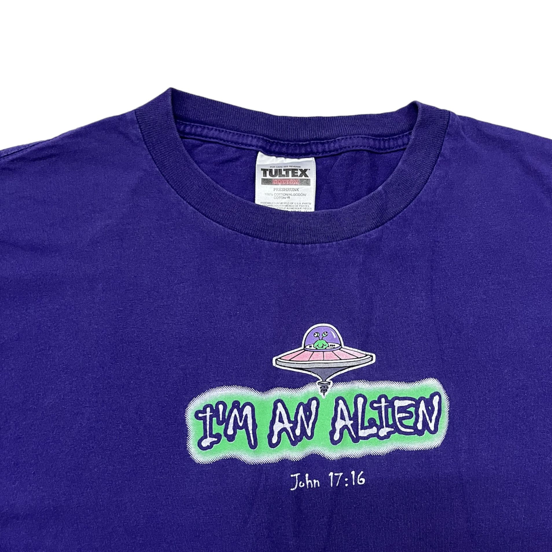 Vintage Vintage 90s Alien “I am alien” Tee Size US L / EU 52-54 / 3 - 10 Thumbnail