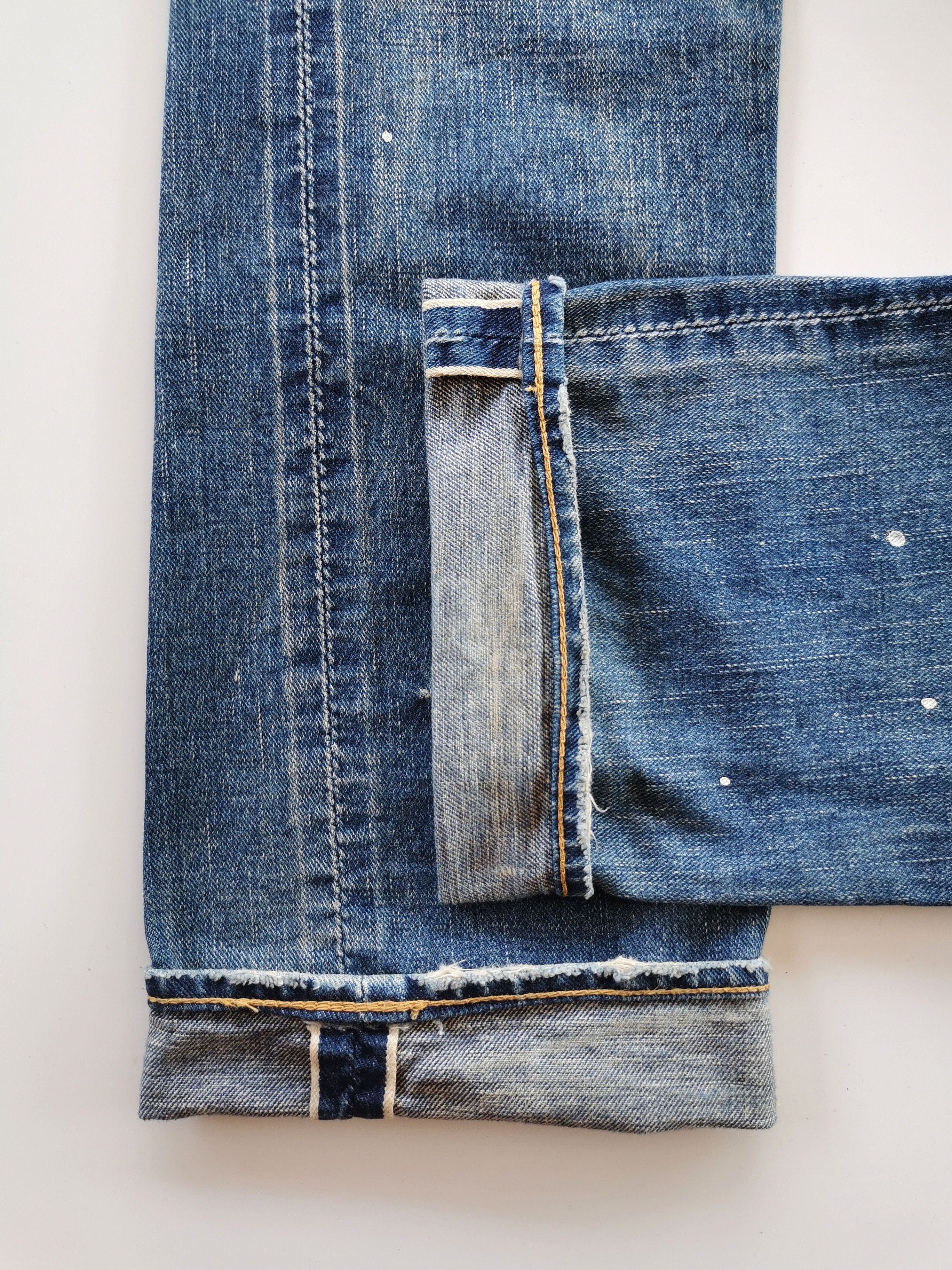 Sugar Cane Johnbull Japan Selvedge Jeans Denim size 29x43.5 Size US 29 - 6 Thumbnail