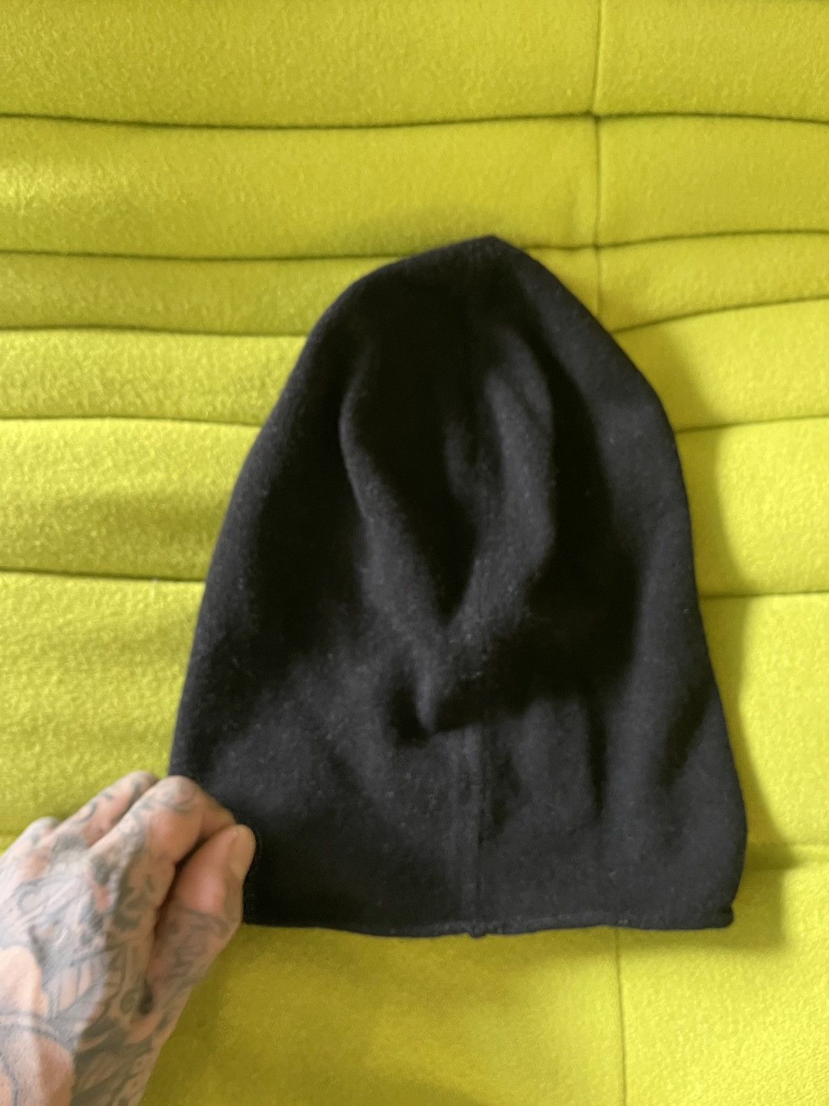 Chrome Hearts Chrome Hearts TRIPLE CROSS PATCH CASHMERE MASK HAT NEW 4G Size ONE SIZE - 5 Thumbnail