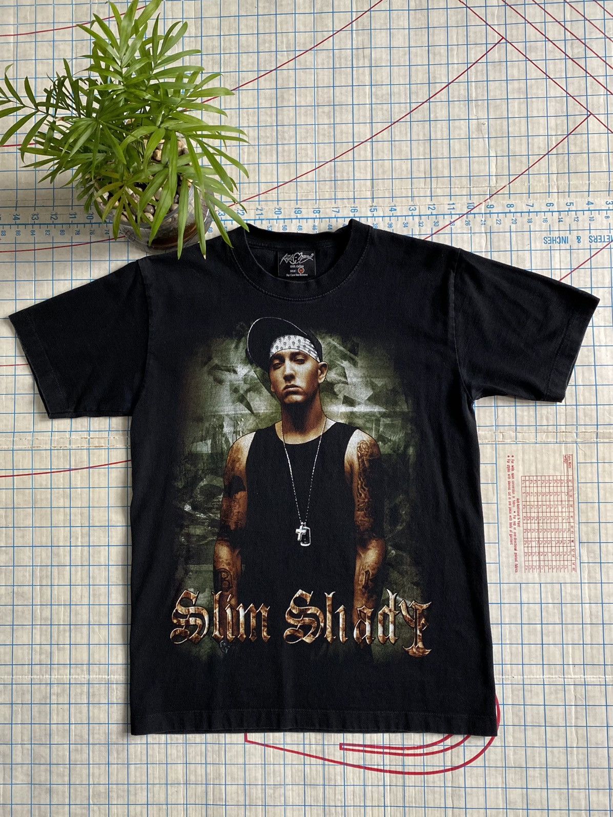 Eminem × Rap Tees Vintage Eminem Rap Tee Black Fits Small Size US S / EU 44-46 / 1 - 2 Thumbnail