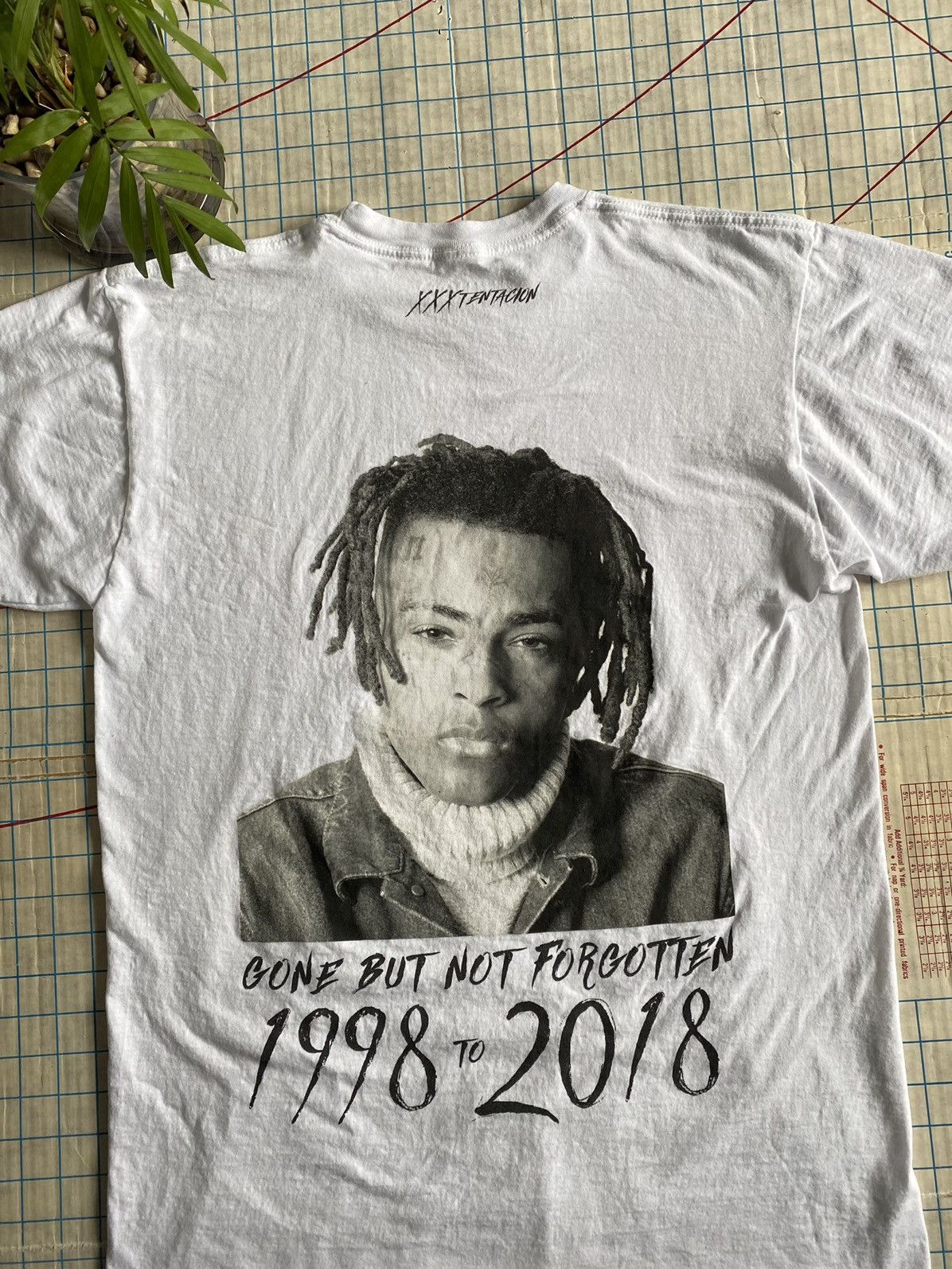 Band Tees × Rap Tees Xxxtentacion Gone But Not Forgotten Memorial Tee White Large Size US L / EU 52-54 / 3 - 3 Thumbnail