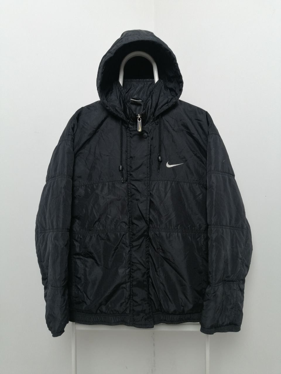 Nike × Vintage Padded vintage nike jacket with logo on the back Size US M / EU 48-50 / 2 - 1 Thumbnail