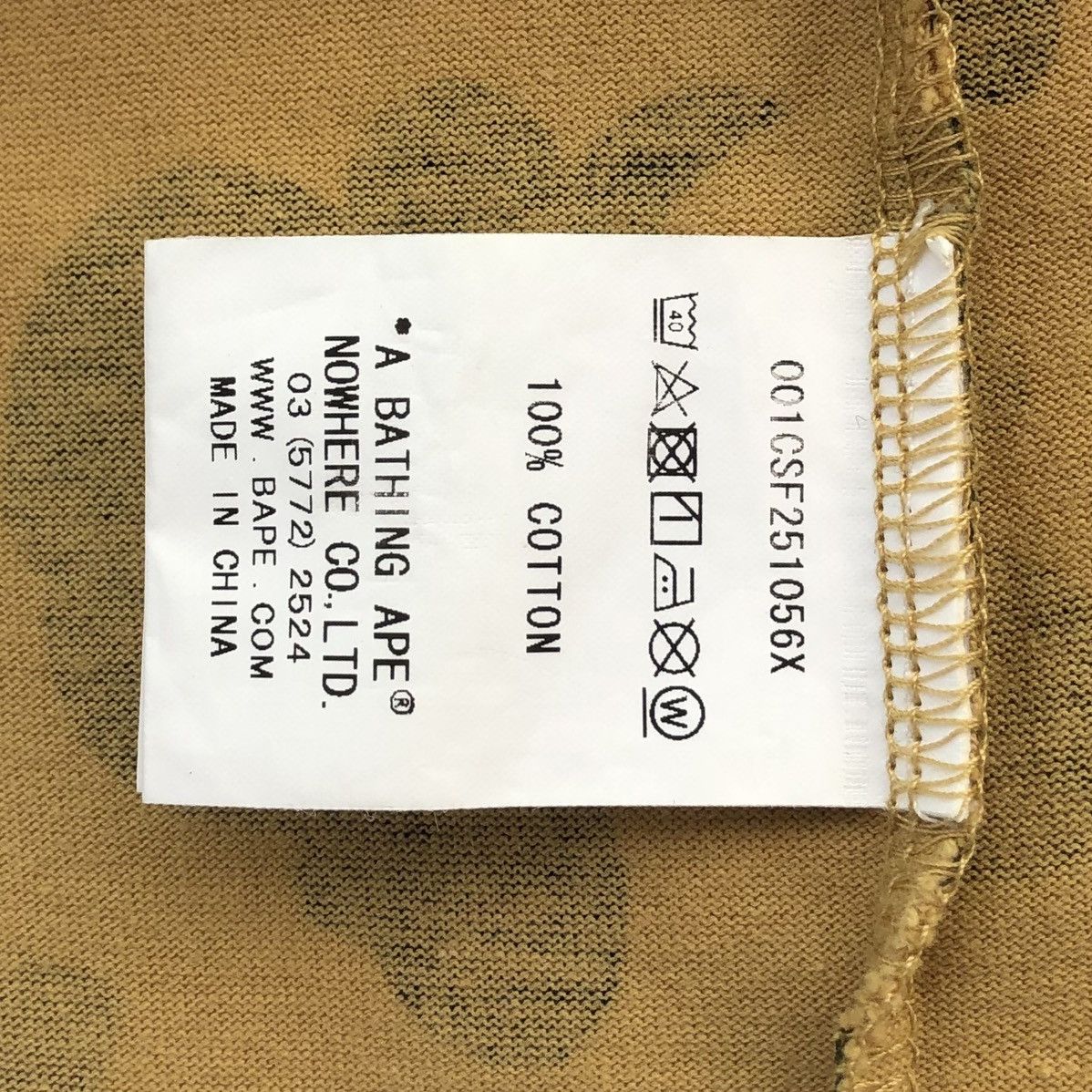 Bape OG BAPE 1st Camo One Point Tee Size US M / EU 48-50 / 2 - 13 Thumbnail