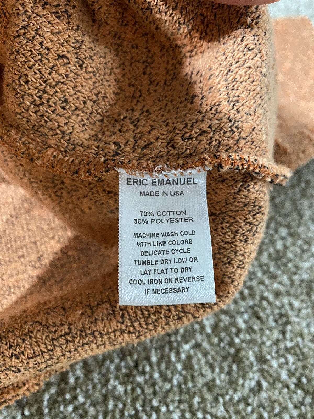 Eric Emanuel Eric Emanuel Orange Quarter Zip-Up Size US M / EU 48-50 / 2 - 6 Thumbnail