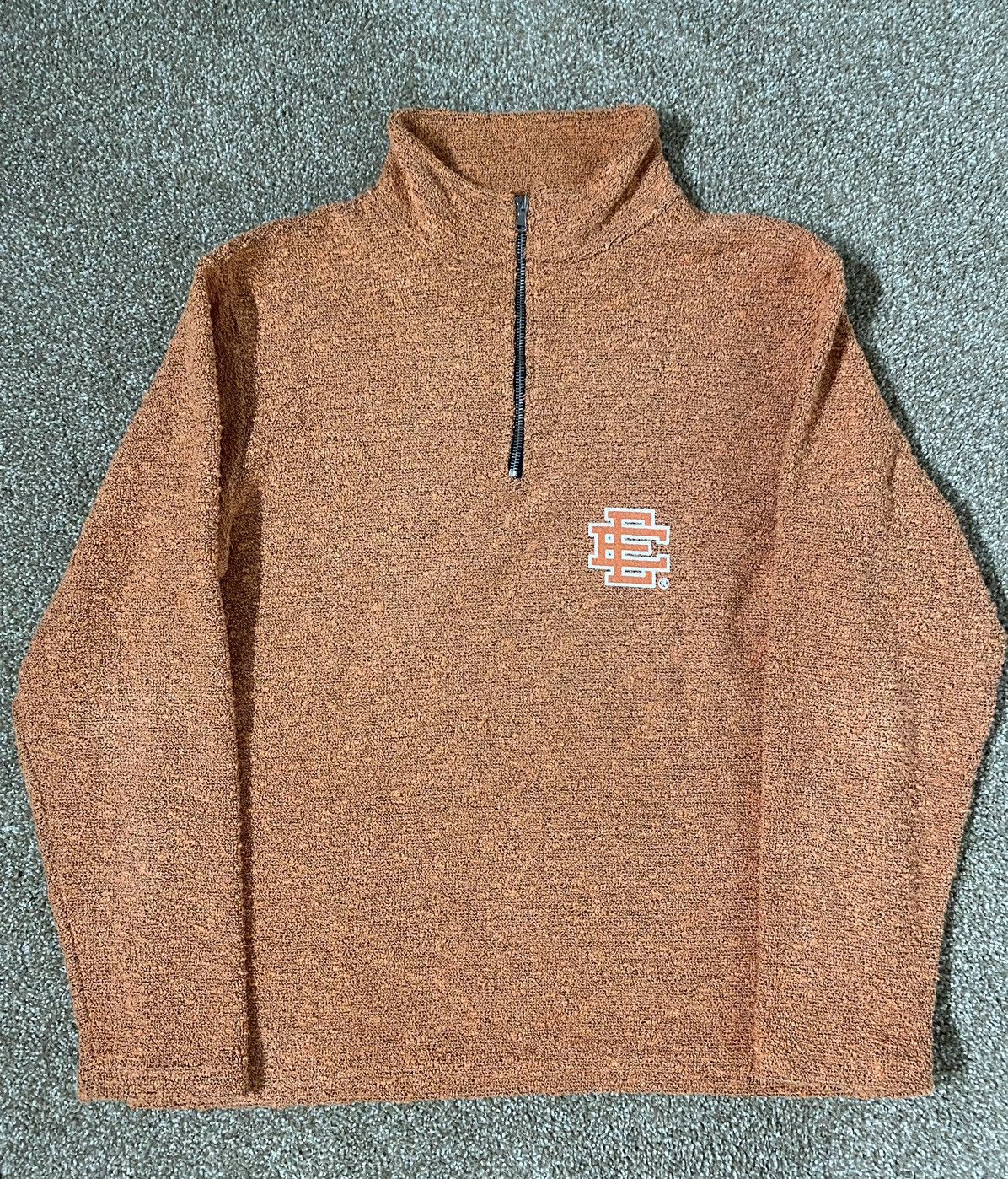 Eric Emanuel Eric Emanuel Orange Quarter Zip-Up Size US M / EU 48-50 / 2 - 7 Thumbnail