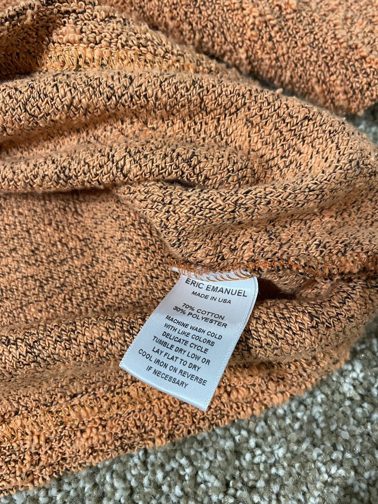 Eric Emanuel Eric Emanuel Orange Quarter Zip-Up Size US M / EU 48-50 / 2 - 4 Thumbnail