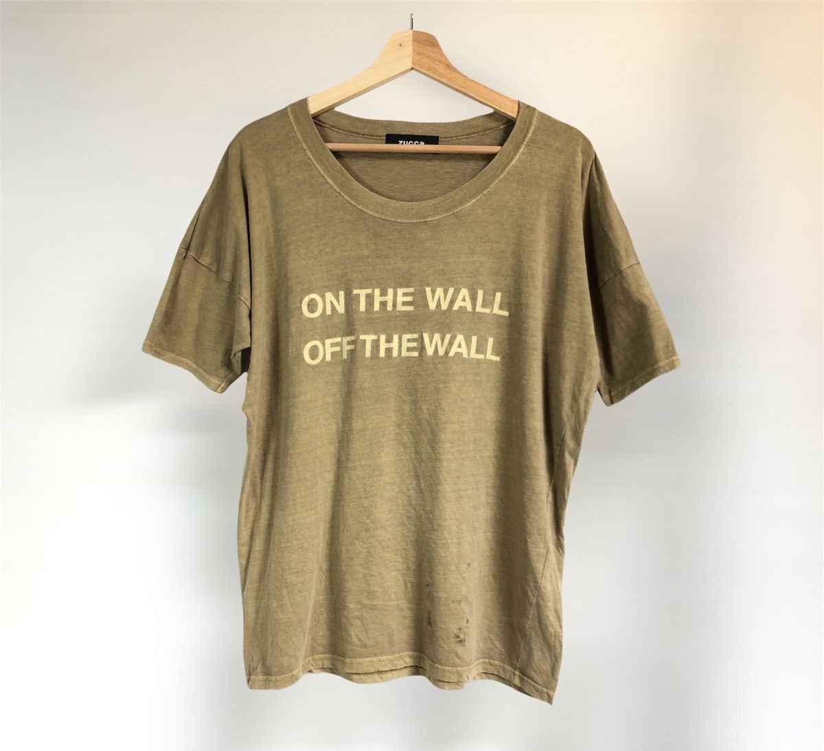 Issey Miyake × Zucca Rare!! Zucca Script Fades Tshirt Size US M / EU 48-50 / 2 - 1 Thumbnail