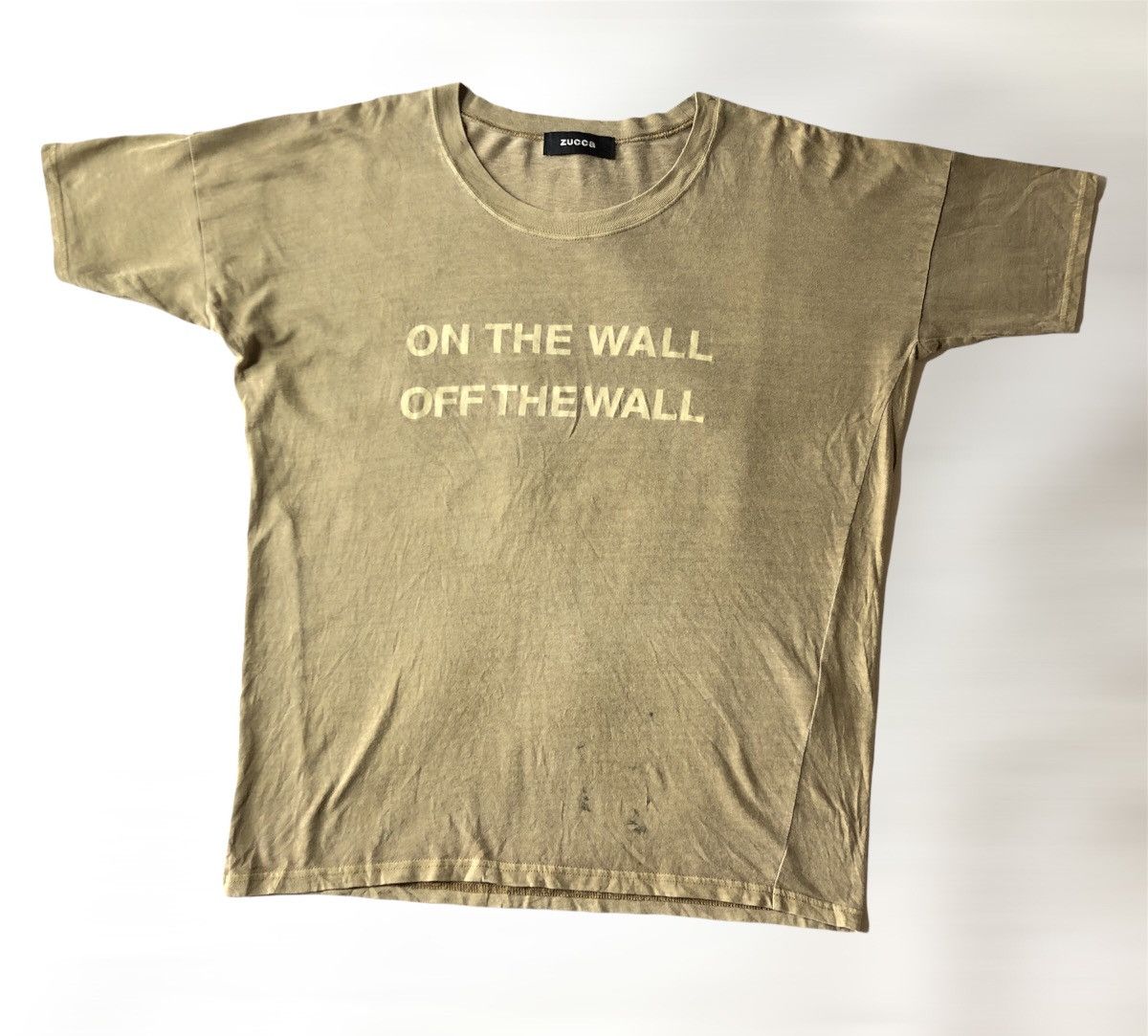 Issey Miyake × Zucca Rare!! Zucca Script Fades Tshirt Size US M / EU 48-50 / 2 - 7 Thumbnail